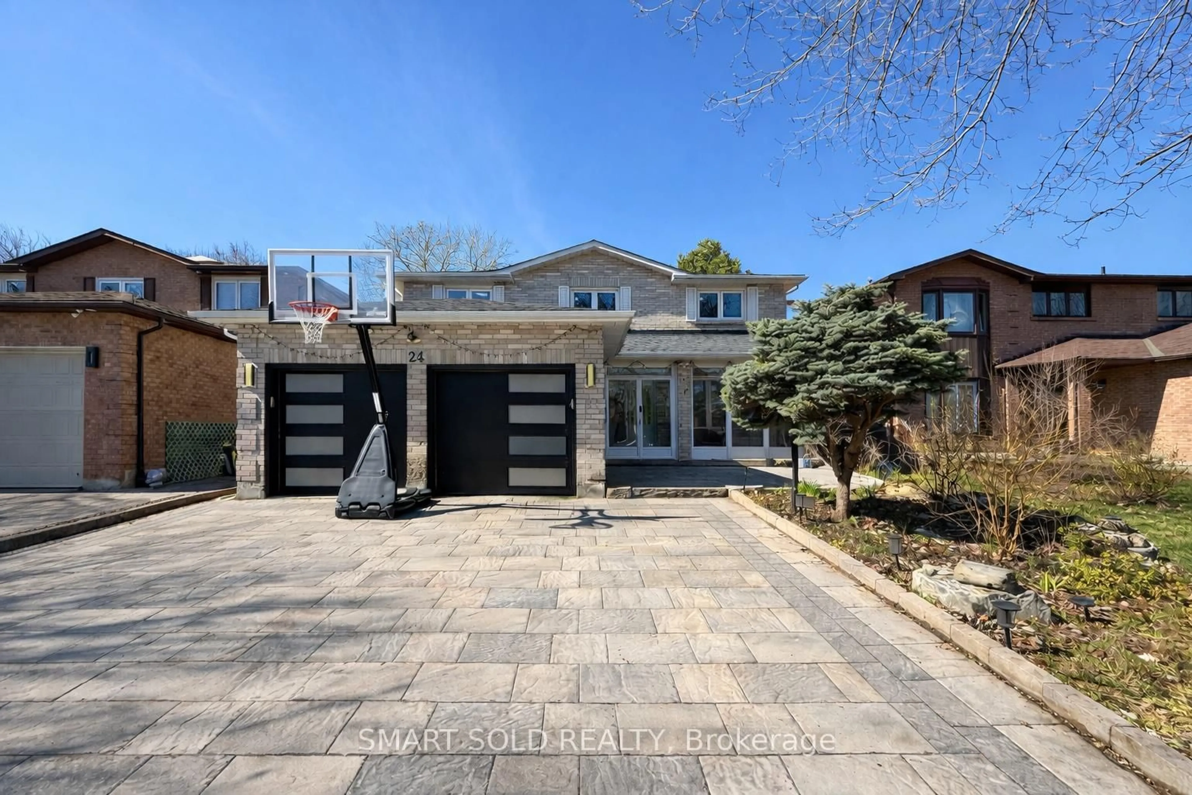 Home with brick exterior material, street for 24 Normandy Cres, Richmond Hill Ontario L4C 8L8