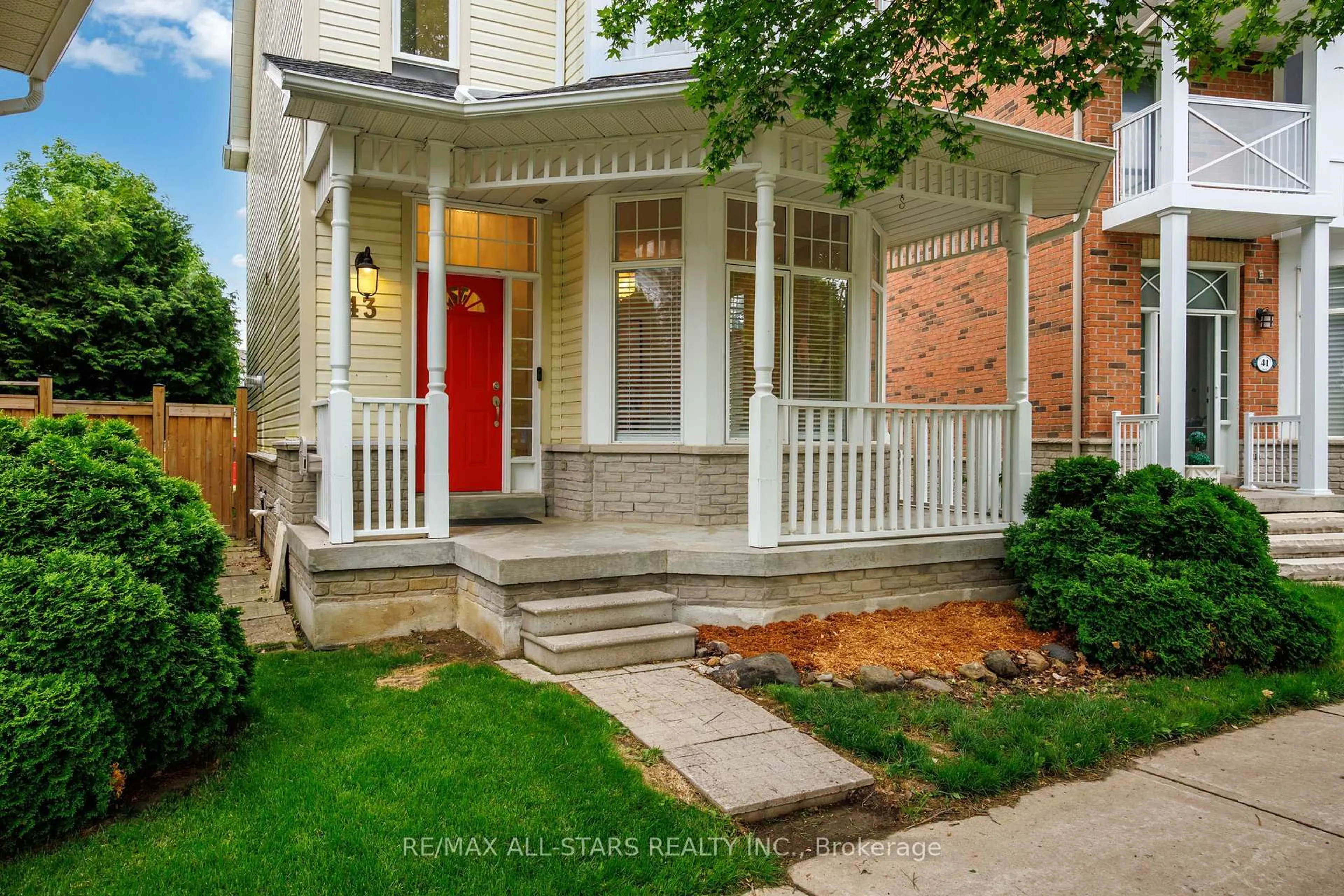 Home with brick exterior material, street for 43 Cornell Common Rd, Markham Ontario L6B 1B5
