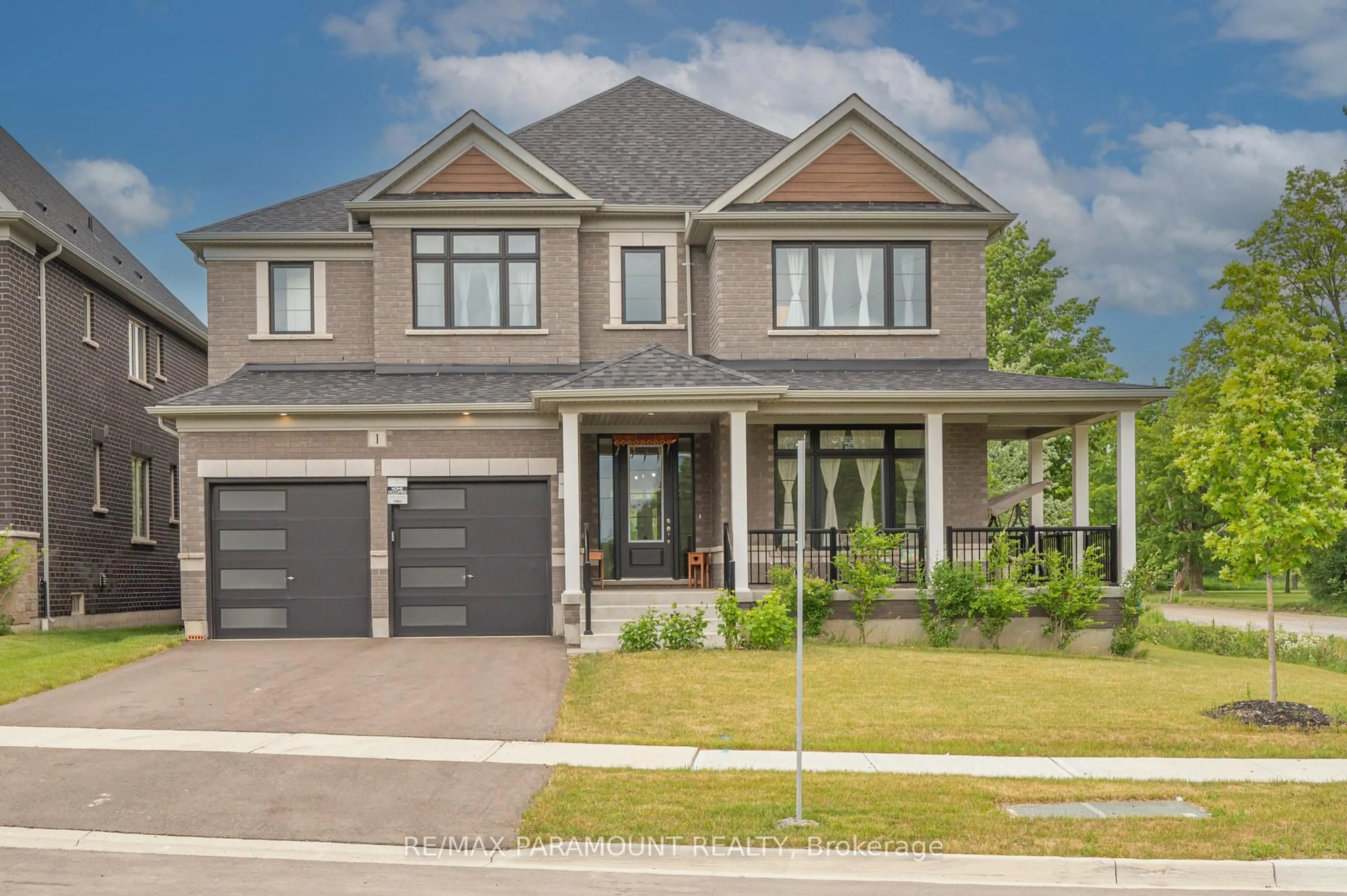 Home with brick exterior material, street for 1 Sparrow Way, Adjala-Tosorontio Ontario L0G 1W0