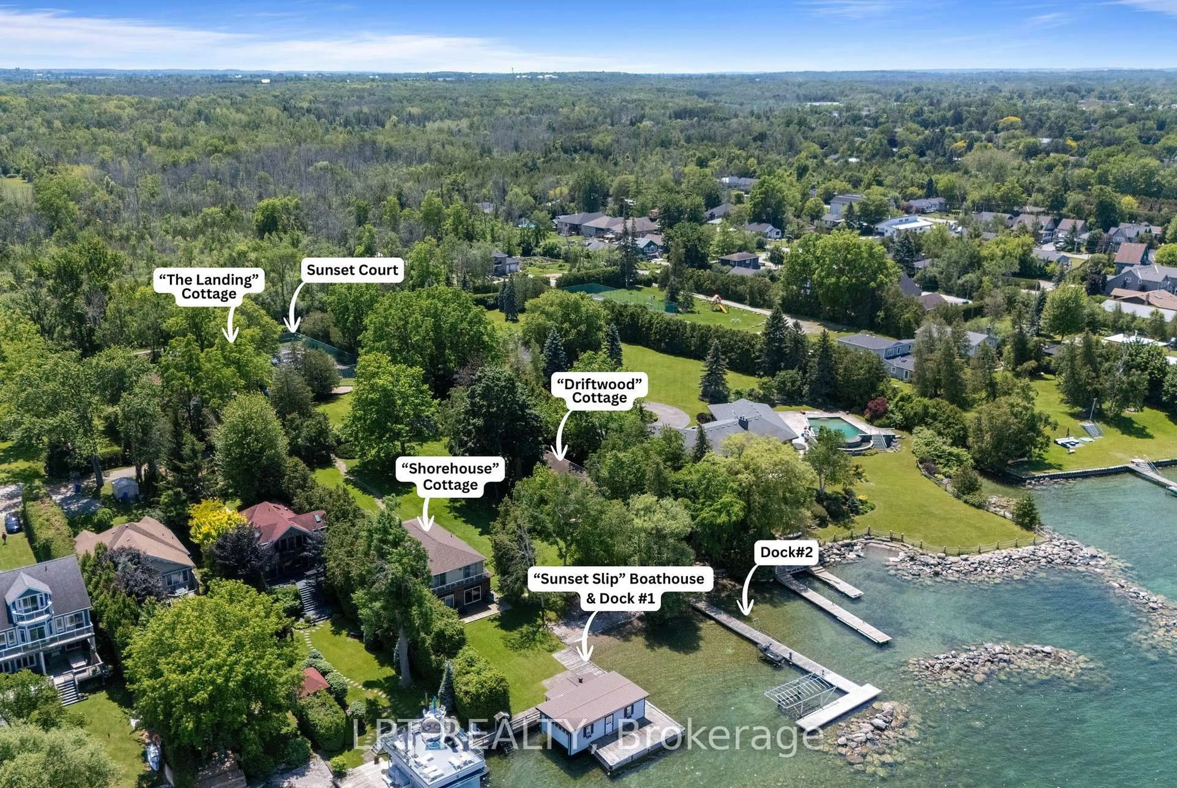 A pic from outside/outdoor area/front of a property/back of a property/a pic from drone, water/lake/river/ocean view for 678 Lake Dr, Georgina Ontario L0E 1S0