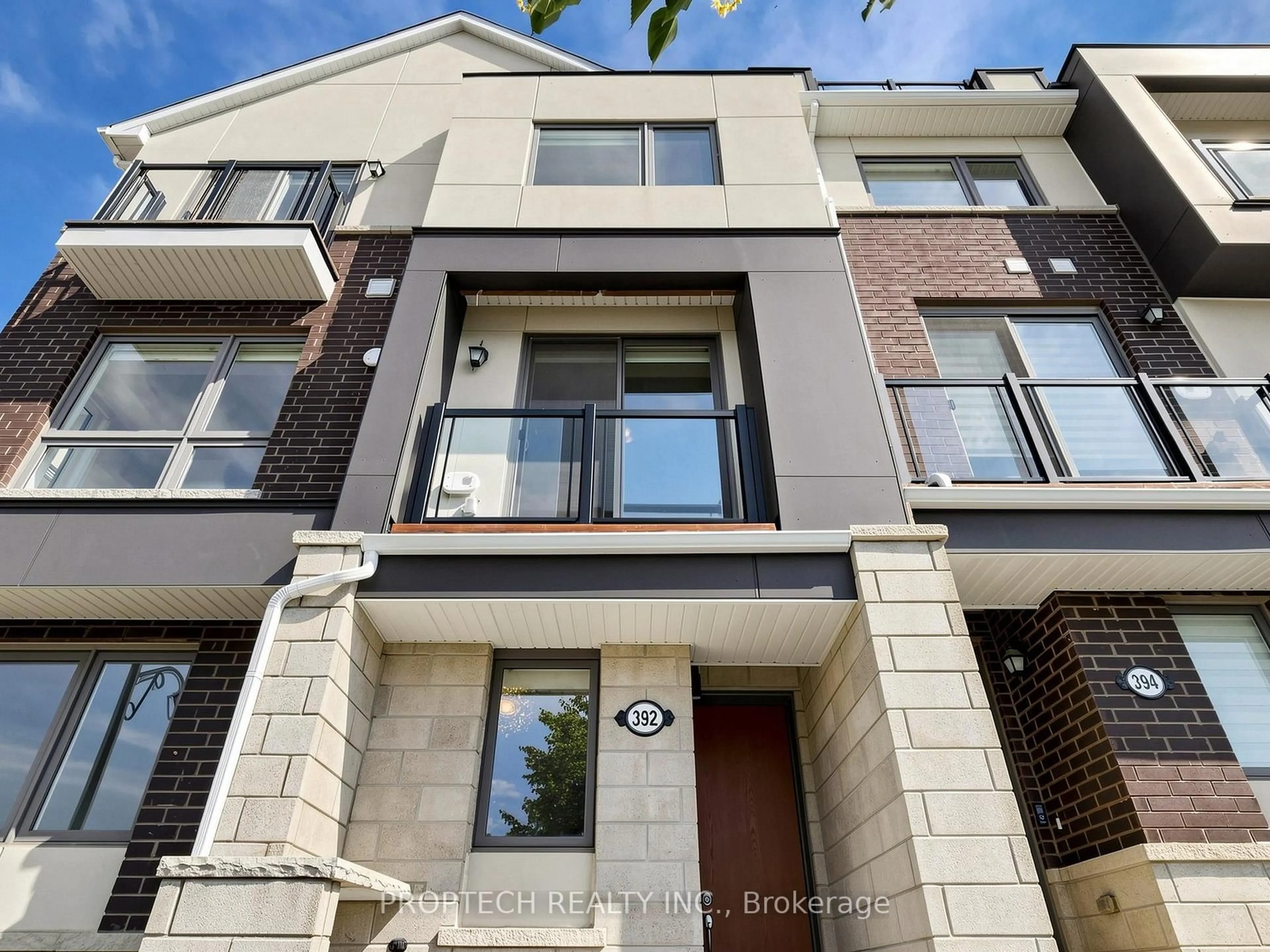 Home with brick exterior material, street for 392 Arthur Bonner Ave, Markham Ontario L6B 1N1