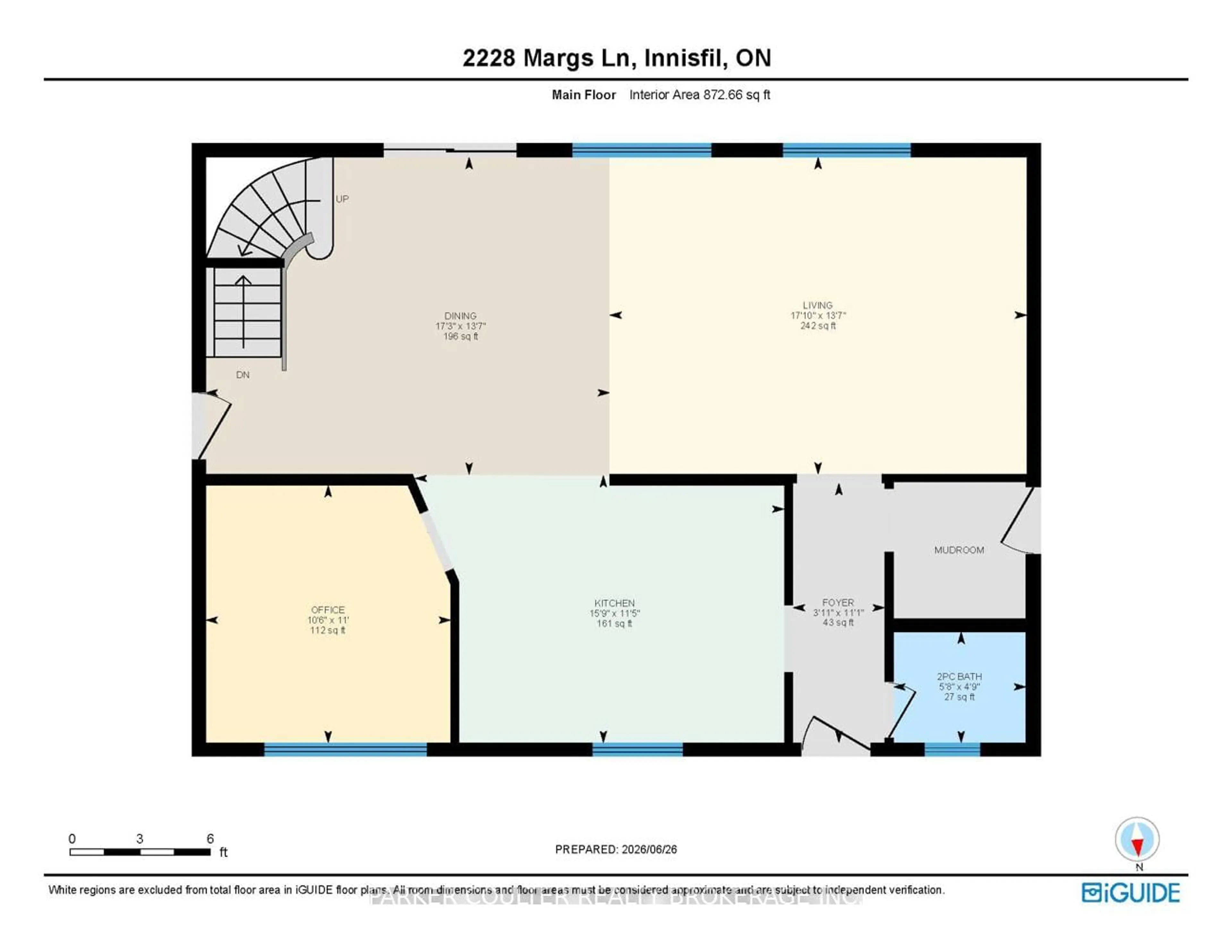 Floor plan for 2228 Margs Lane, Innisfil Ontario L9S 2E2