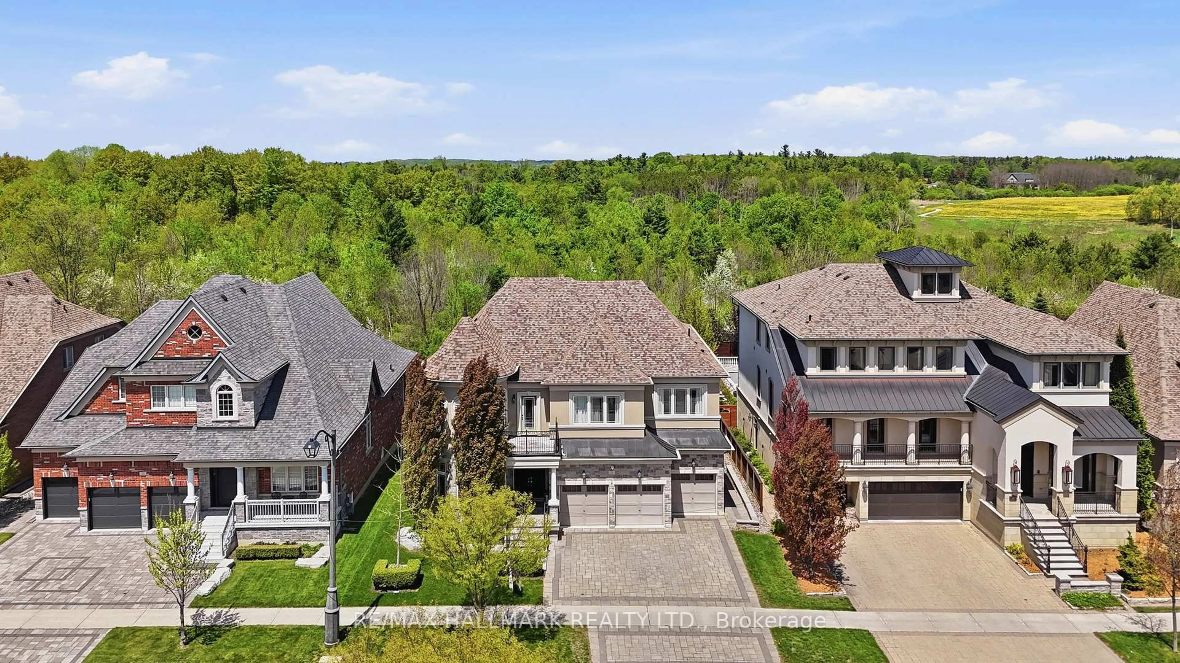 A pic from outside/outdoor area/front of a property/back of a property/a pic from drone, street for 24 Bluff Tr, King Ontario L7B 0A1