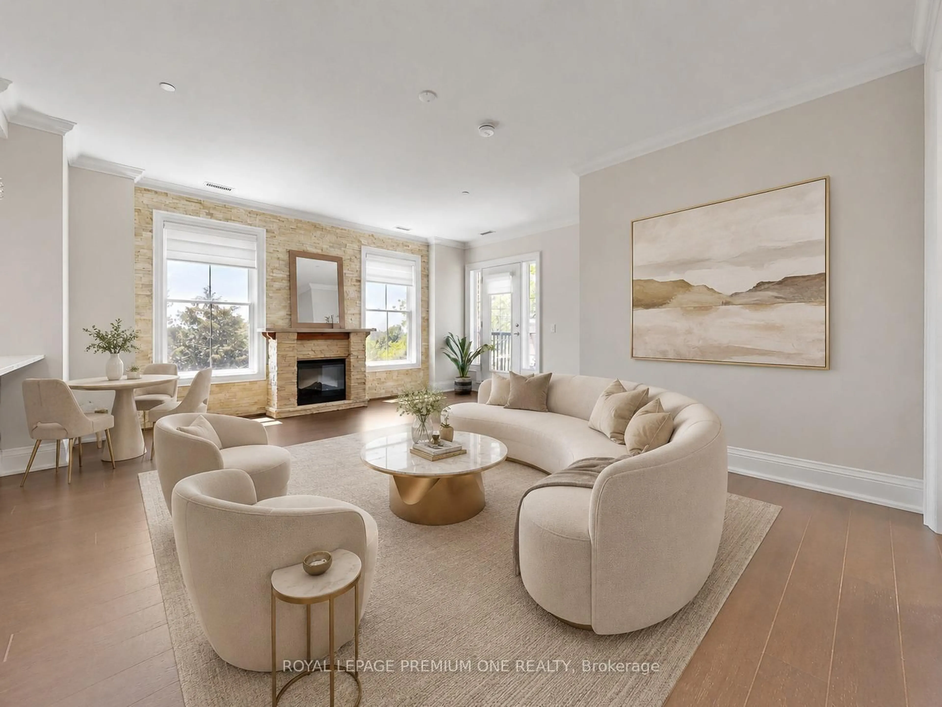 Living room with furniture, unknown for 10360 Islington Ave #303, Vaughan Ontario L0J 1C0