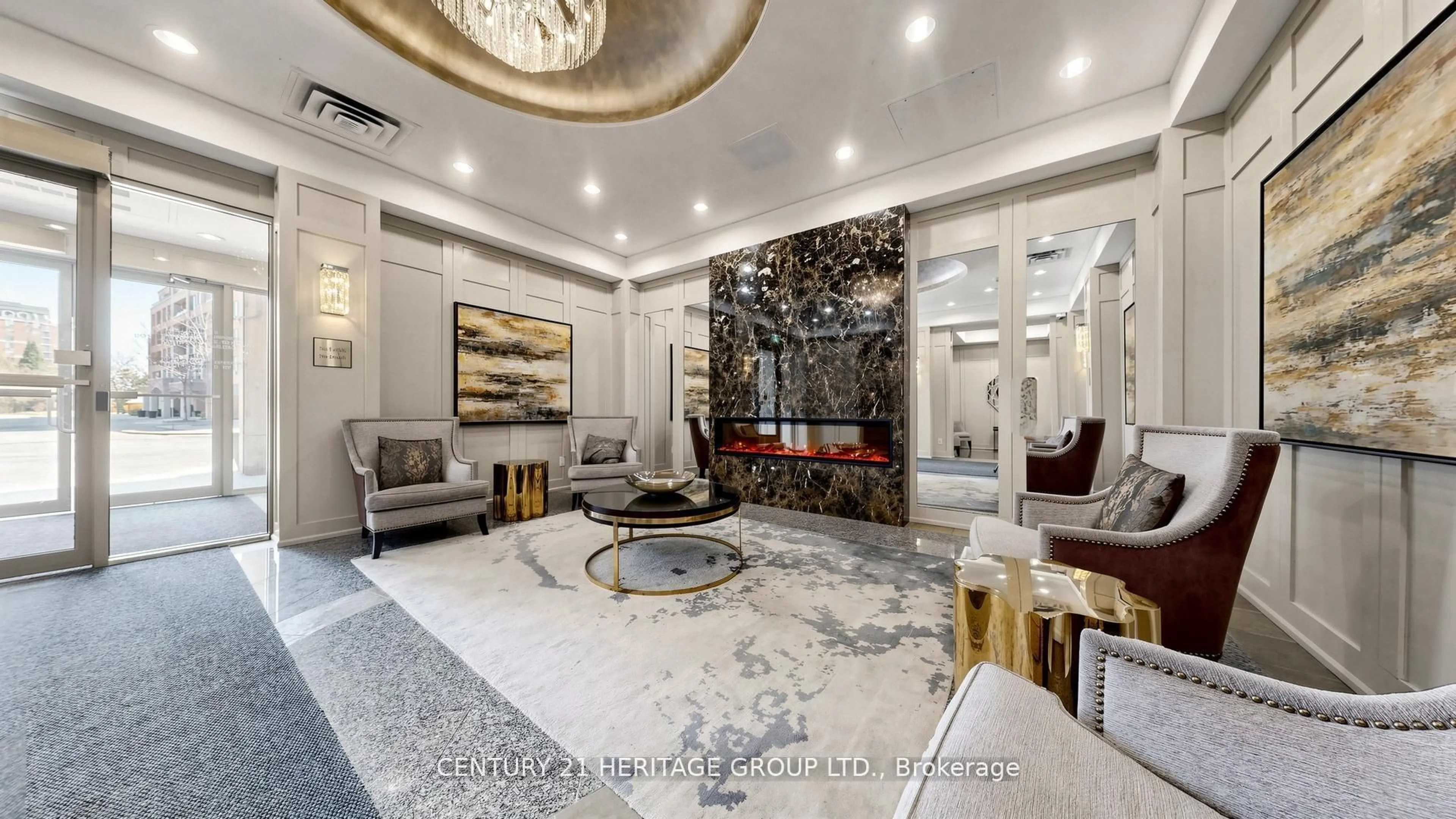 Lobby for 9 Northern Heights Dr #707, Richmond Hill Ontario L4B 4M5