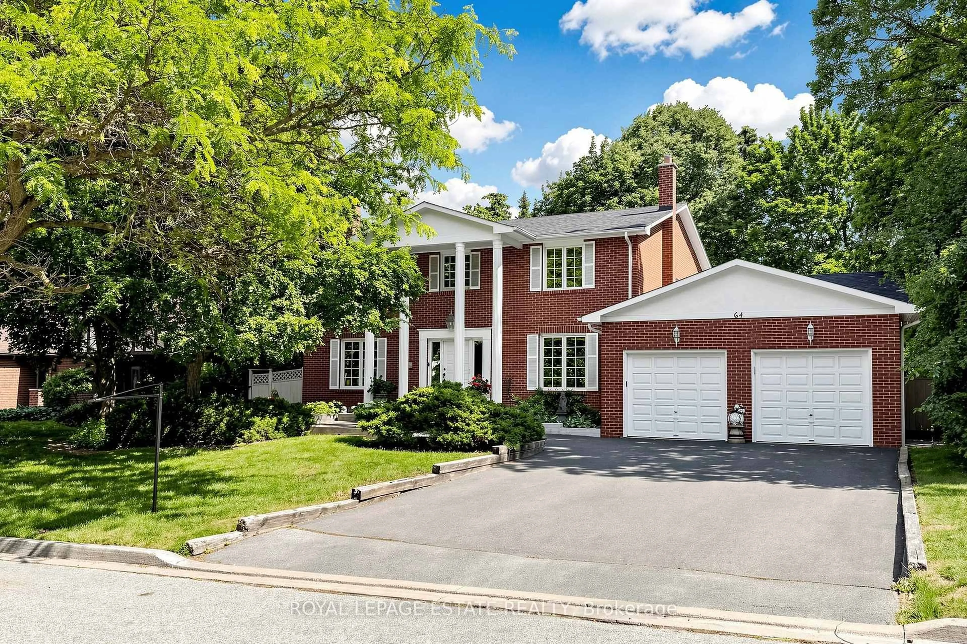 Home with brick exterior material, street for 64 Hemingway Cres, Markham Ontario L3R 2V6