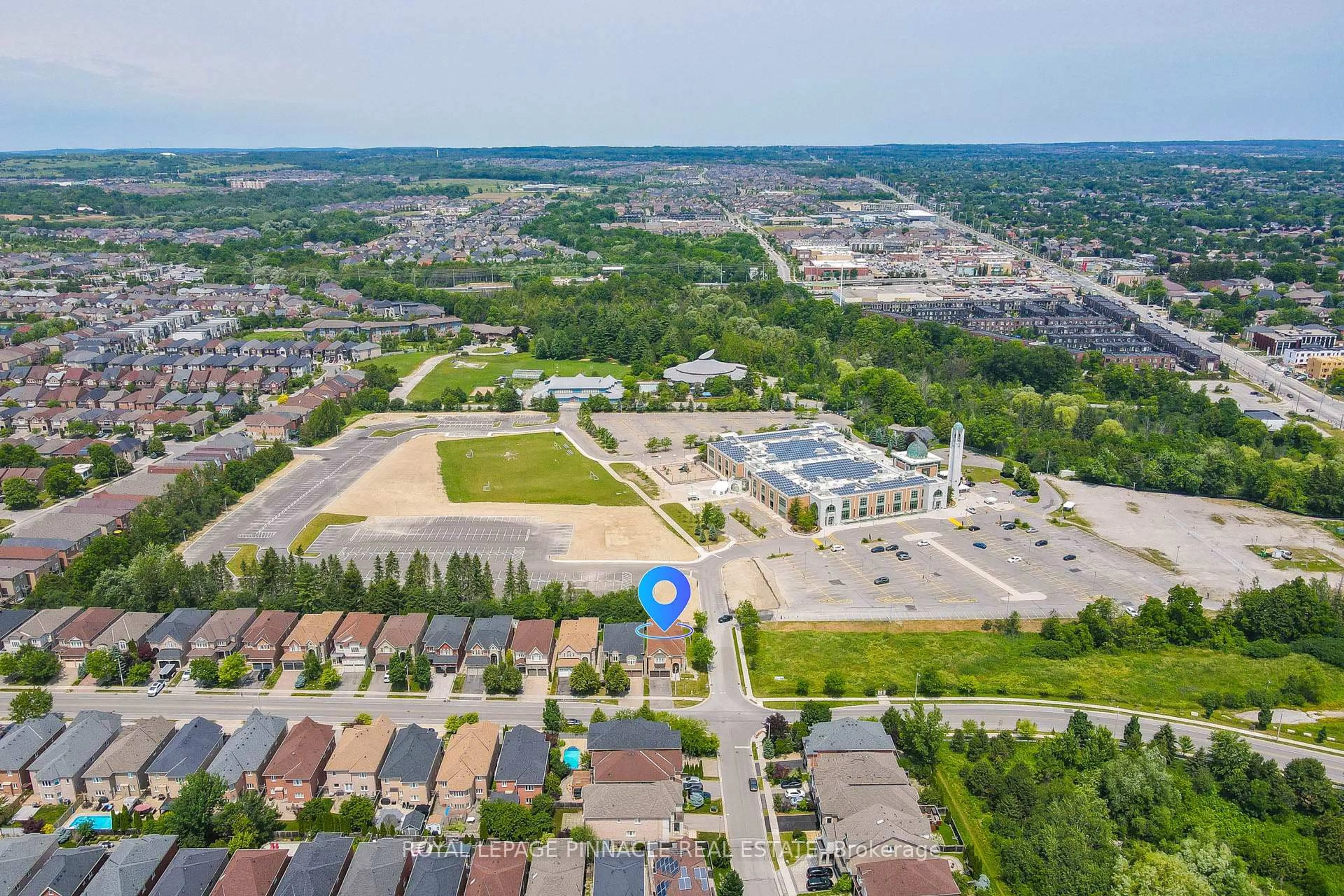 A pic from outside/outdoor area/front of a property/back of a property/a pic from drone, unknown for 98 Ner Israel Dr, Vaughan Ontario L4J 9L1