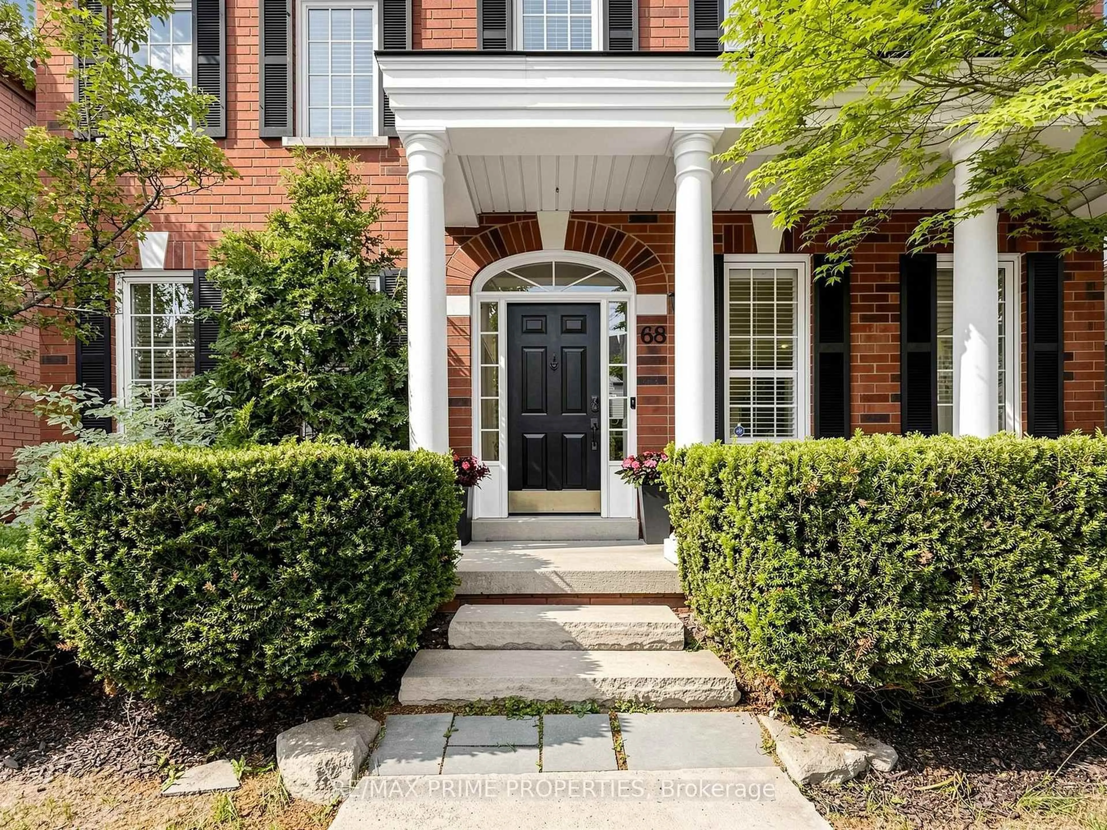 Home with brick exterior material, street for 68 The Meadows Ave, Markham Ontario L6B 1B6