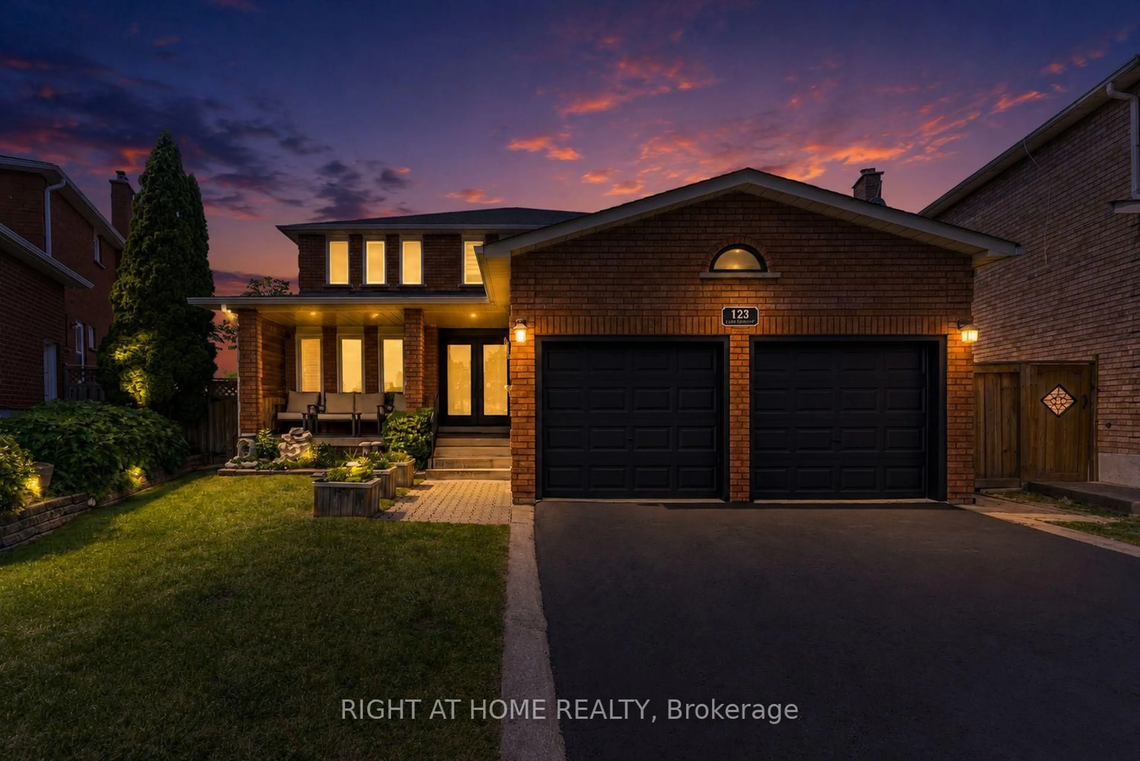 Home with brick exterior material, street for 123 Lamp Cres, Vaughan Ontario L4L 6J7