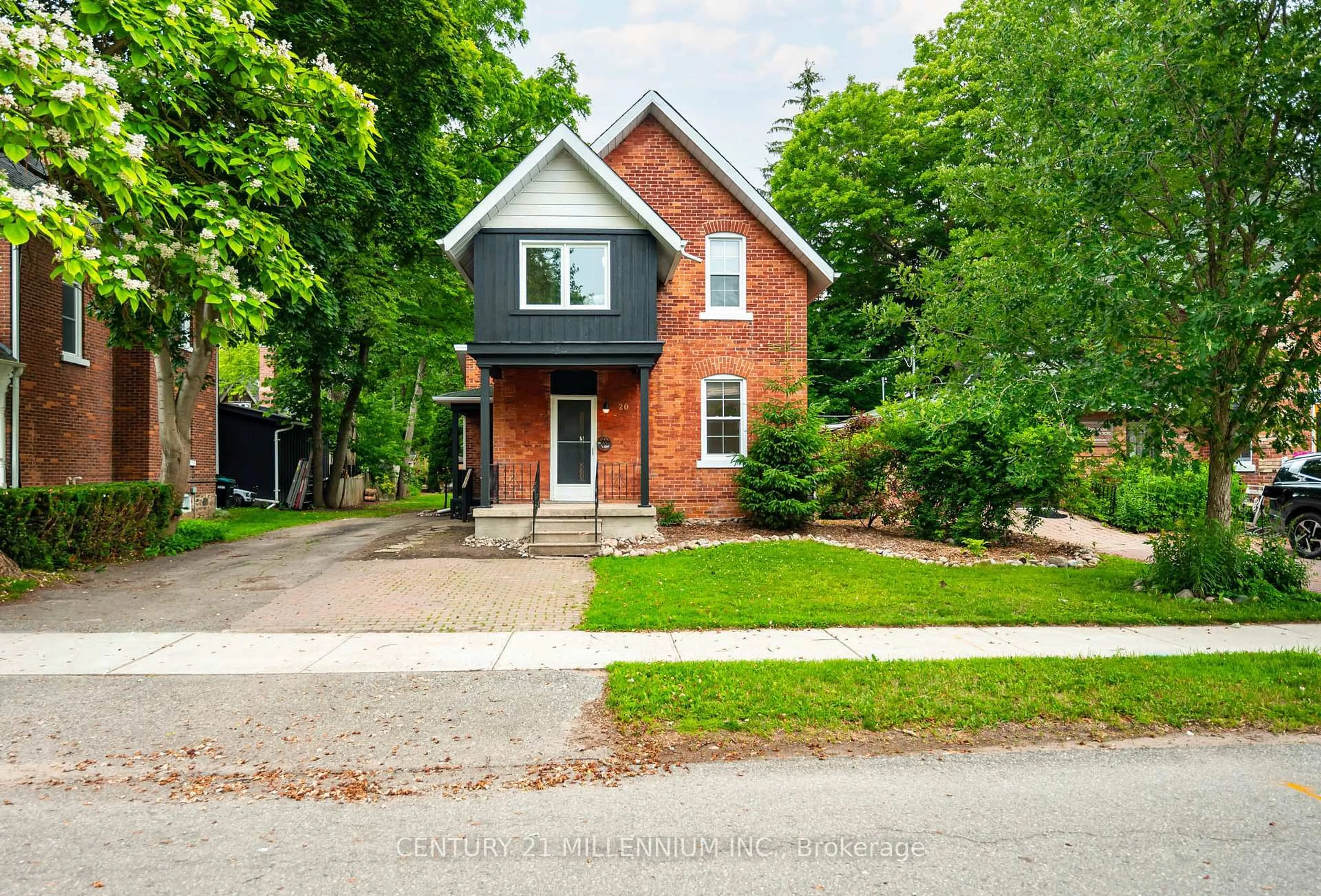 Home with brick exterior material, street for 20 Alexander St, New Tecumseth Ontario L0G 1W0
