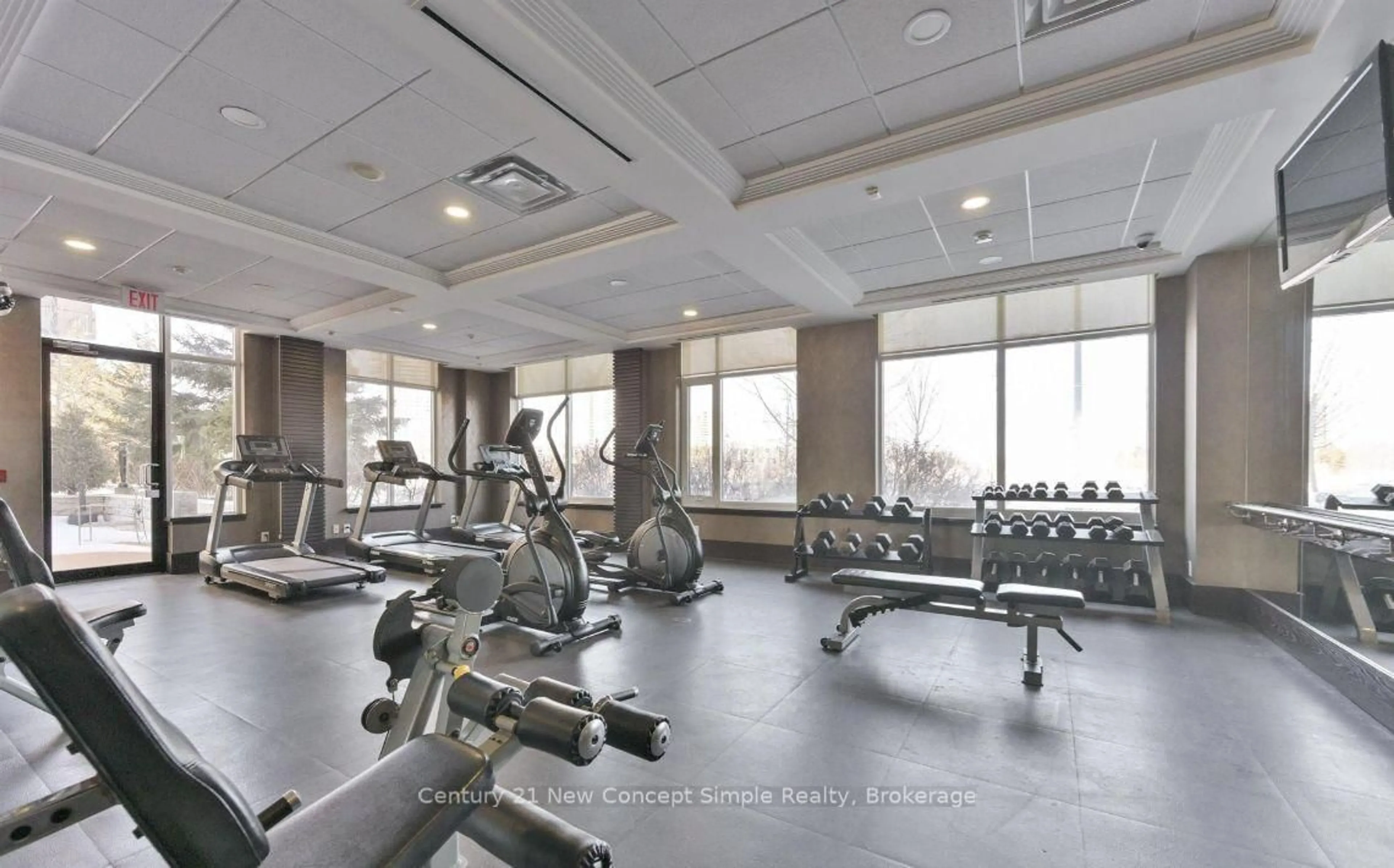 Gym or fitness room for 131 Upper Duke Cres #904, Markham Ontario L6G 0C9