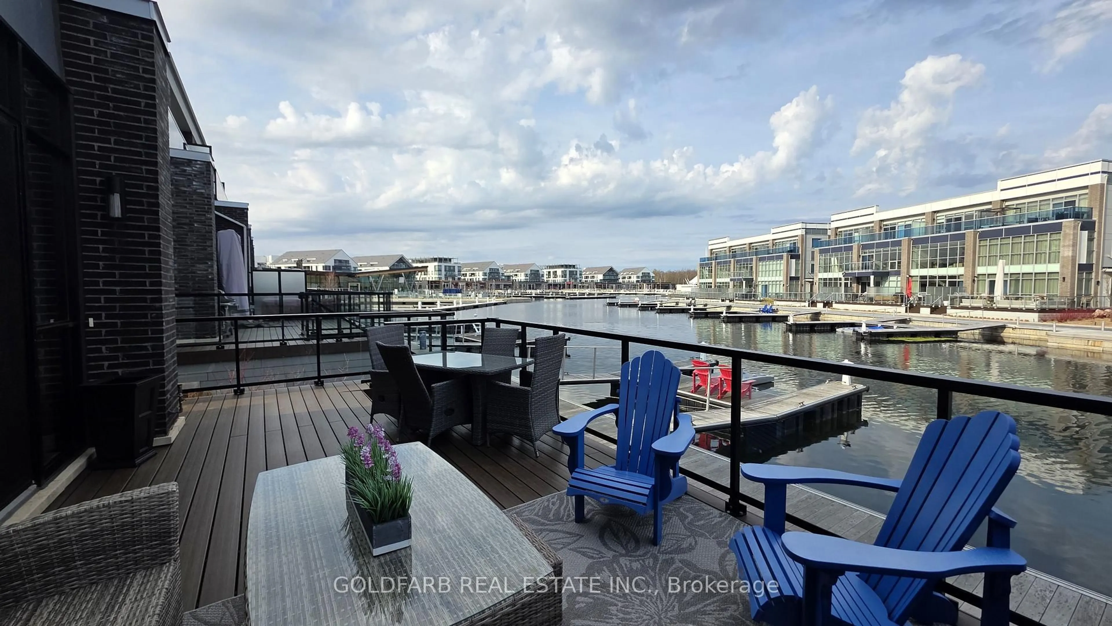 Balcony in the apartment, water/lake/river/ocean view for 3785 Riva Ave, Innisfil Ontario L9S 0L5