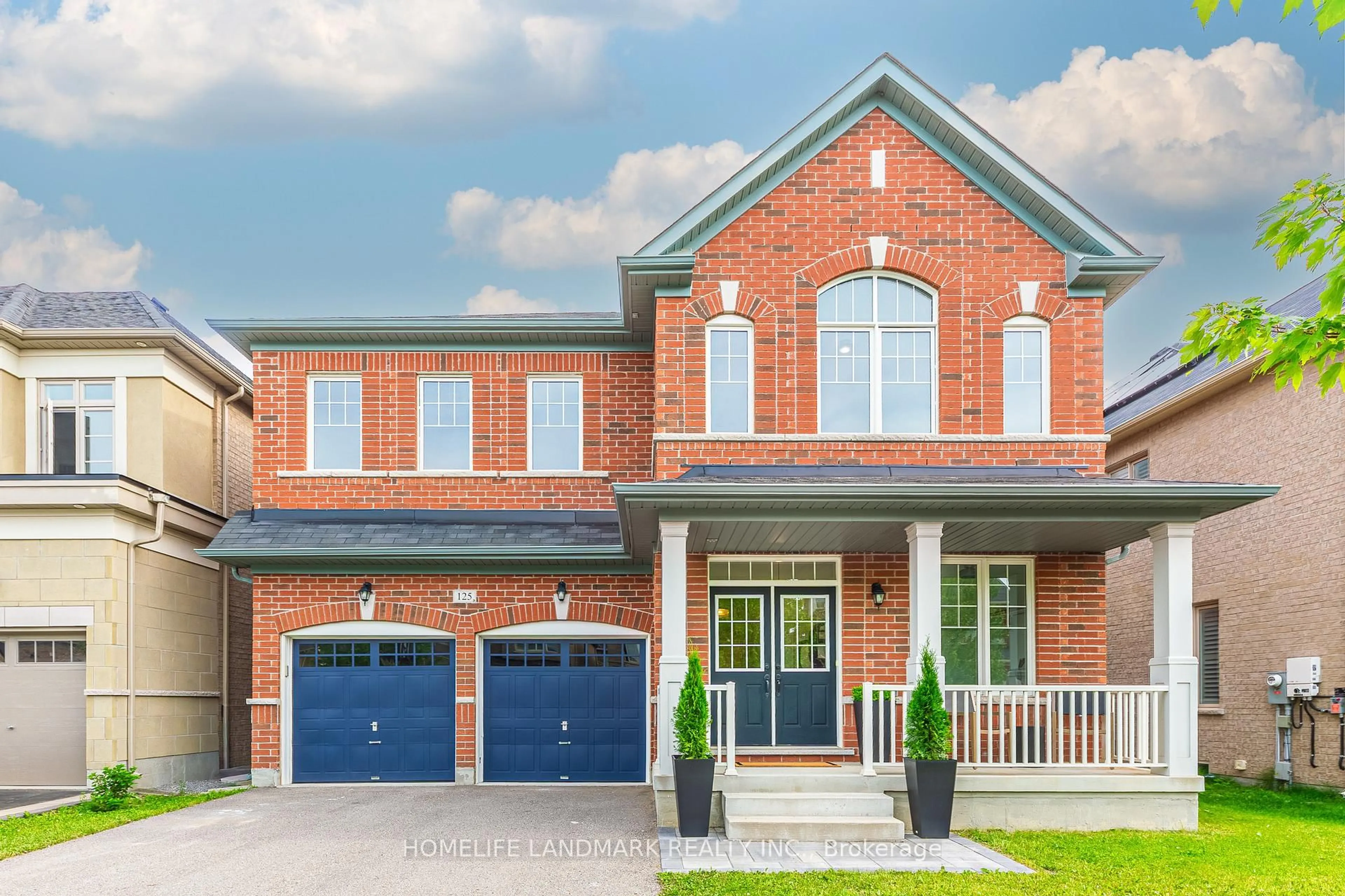 Home with brick exterior material, street for 125 Roy Harper Ave, Aurora Ontario L4G 0V6