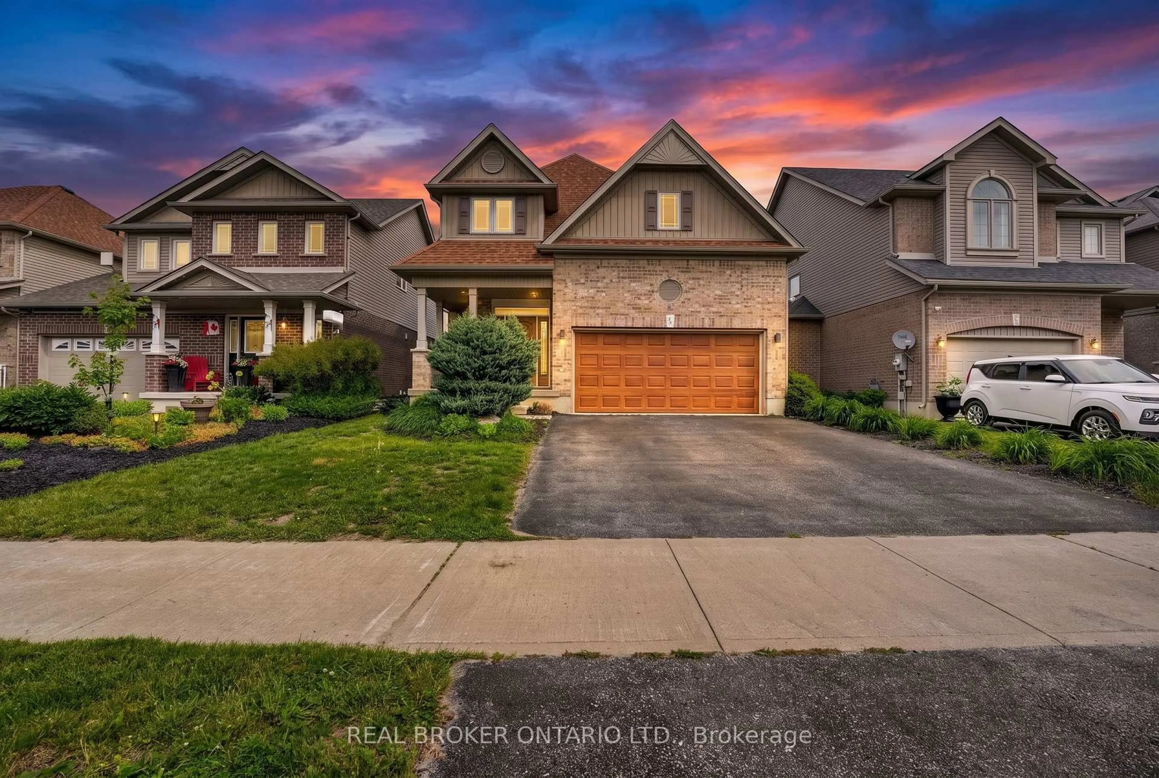 Home with brick exterior material, street for 58 Stevenson St, Essa Ontario L3W 0P4