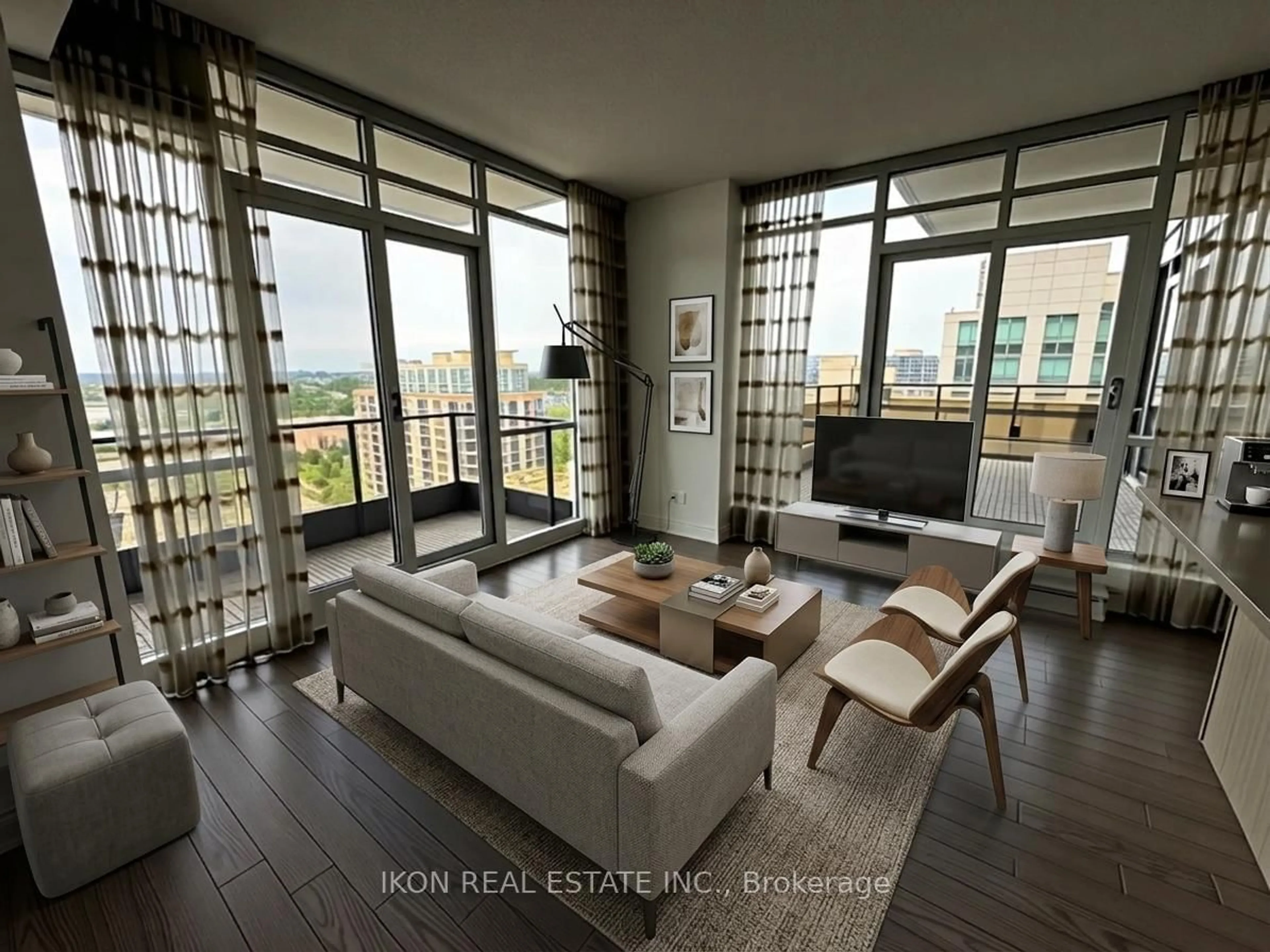 Living room with furniture, unknown for 89 South Town Centre Blvd #1707, Markham Ontario L6G 0E8