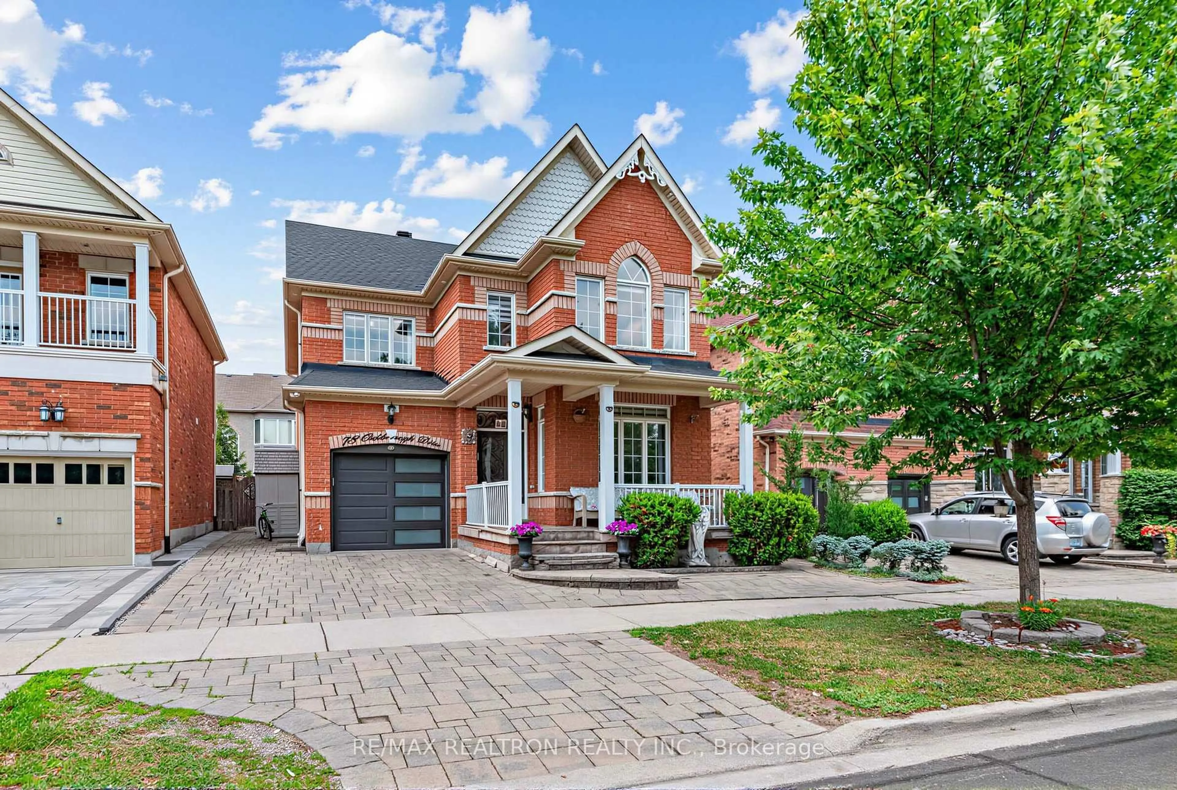 Home with brick exterior material, street for 78 Oakborough Dr, Markham Ontario L6B 0H4