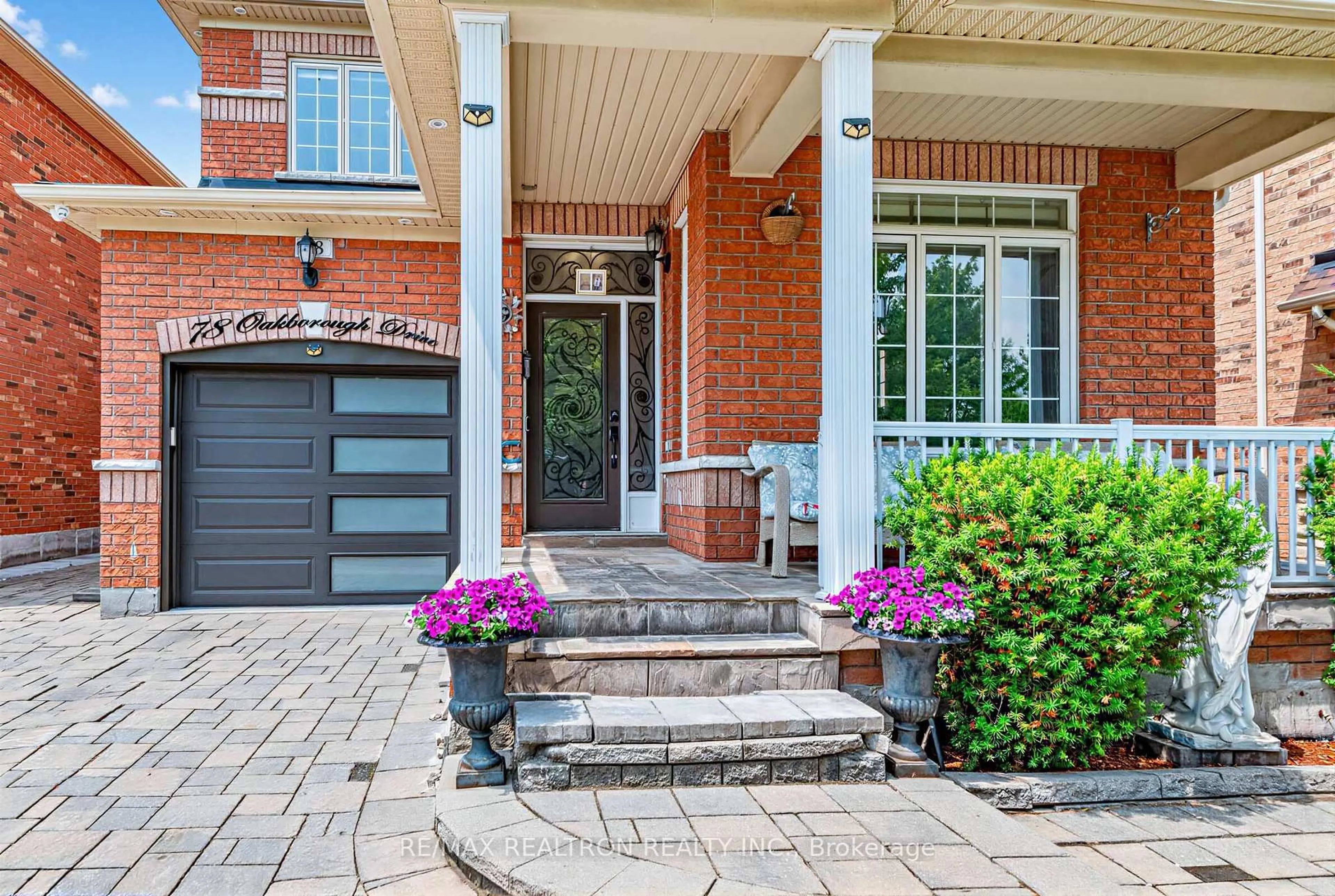 Home with brick exterior material, street for 78 Oakborough Dr, Markham Ontario L6B 0H4