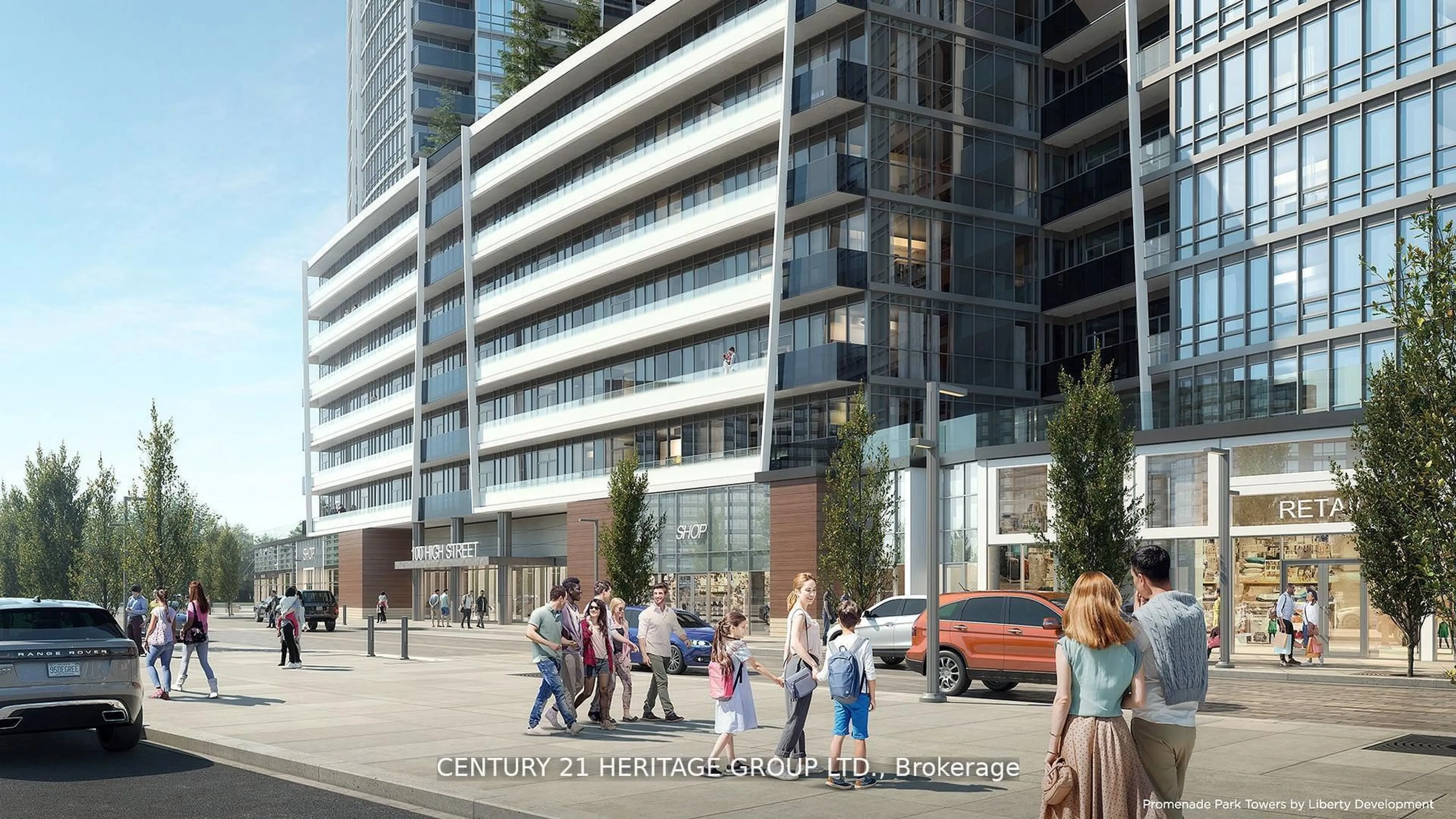 Indoor foyer for 30 Upper Mall Way #A3410, Vaughan Ontario L4J 0L7
