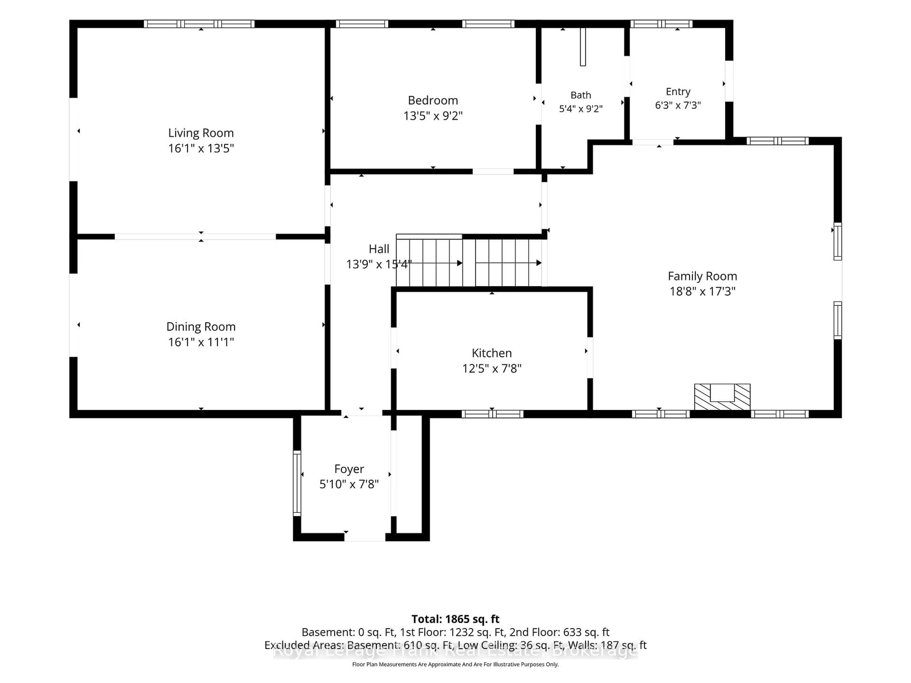 Floor plan for 48 Church St, Uxbridge Ontario L9P 1G9