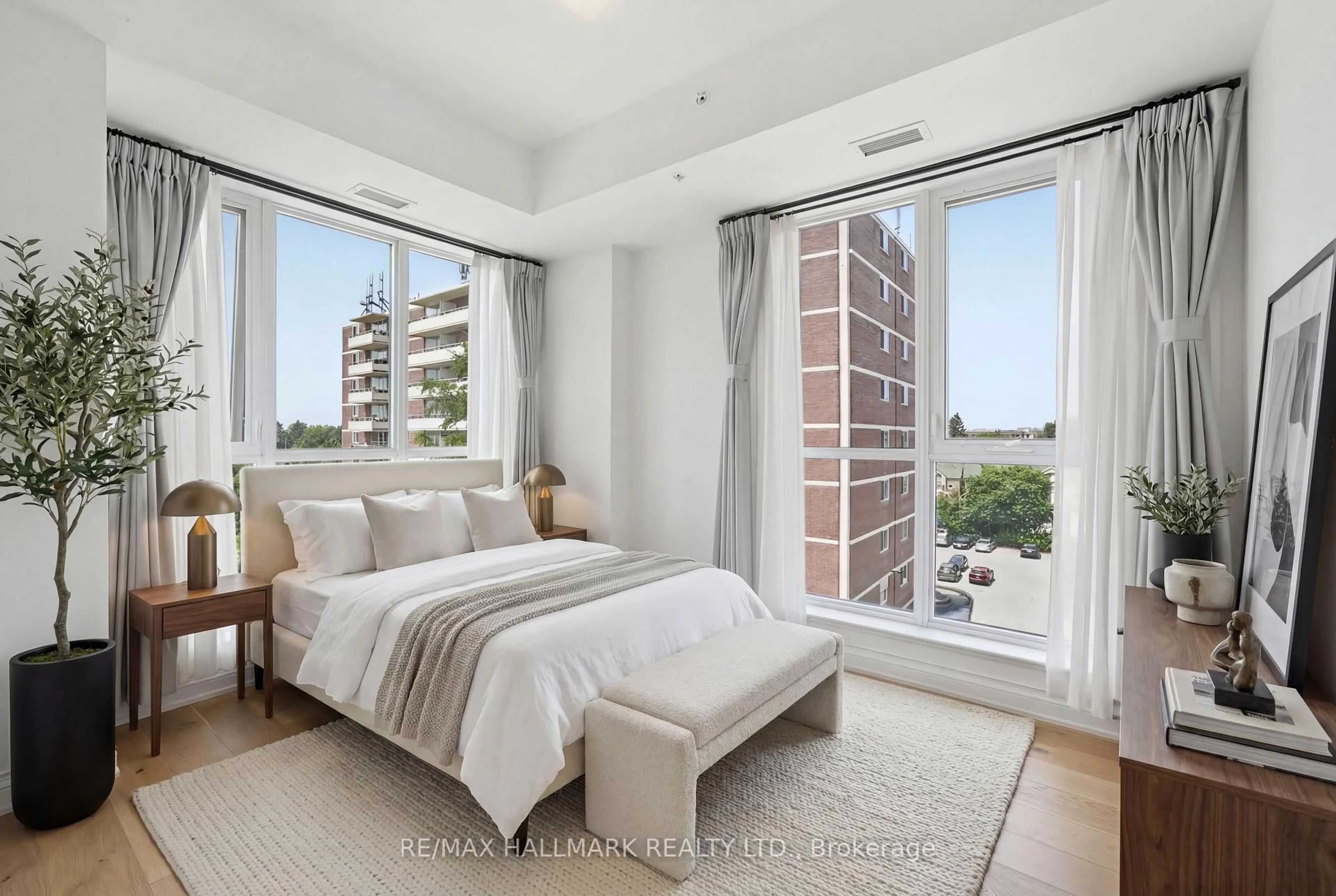 Bedroom with bed, unknown for 68 Main St #501, Markham Ontario L3P 0N5