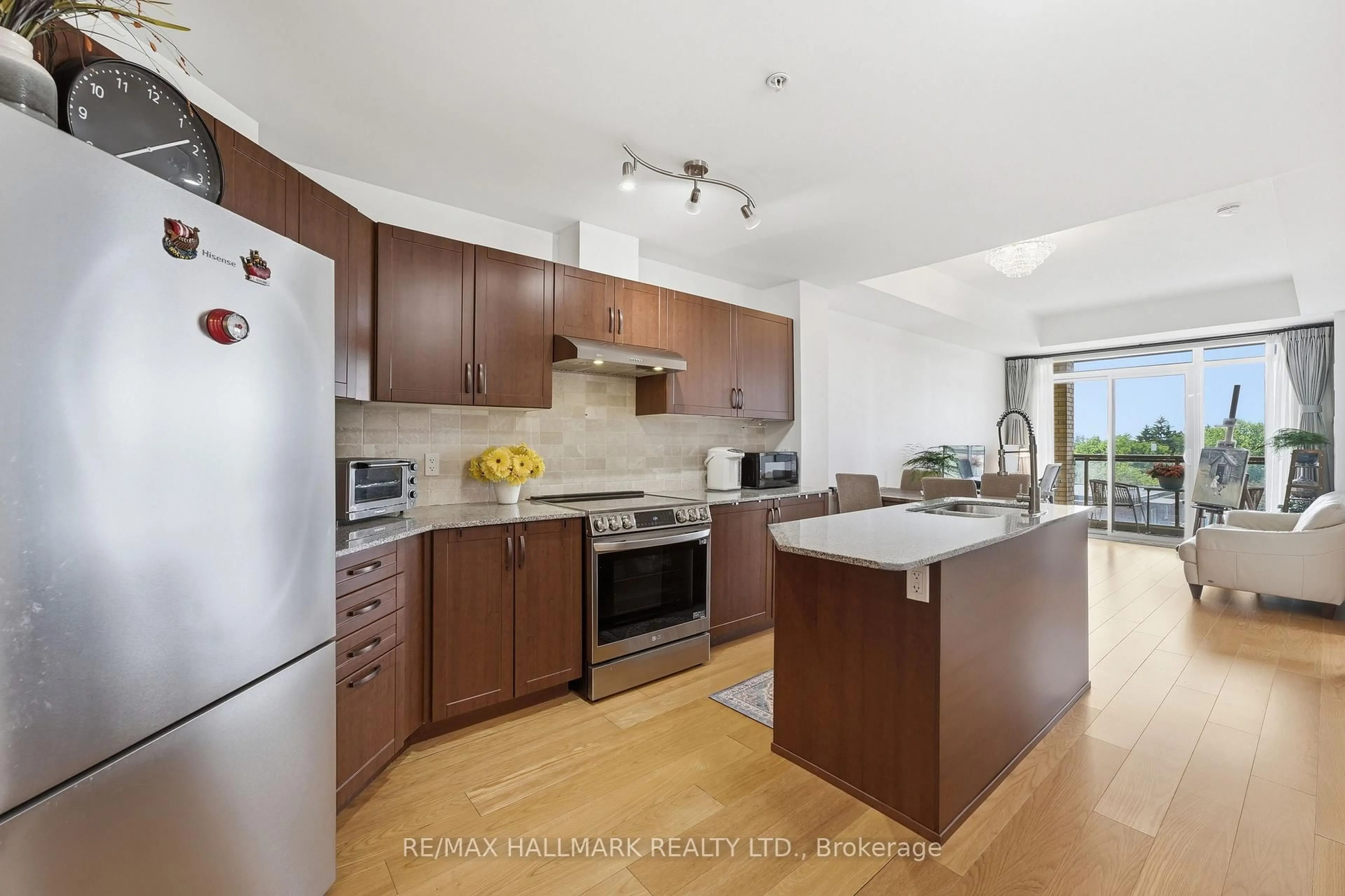 Open concept kitchen, unknown for 68 Main St #501, Markham Ontario L3P 0N5