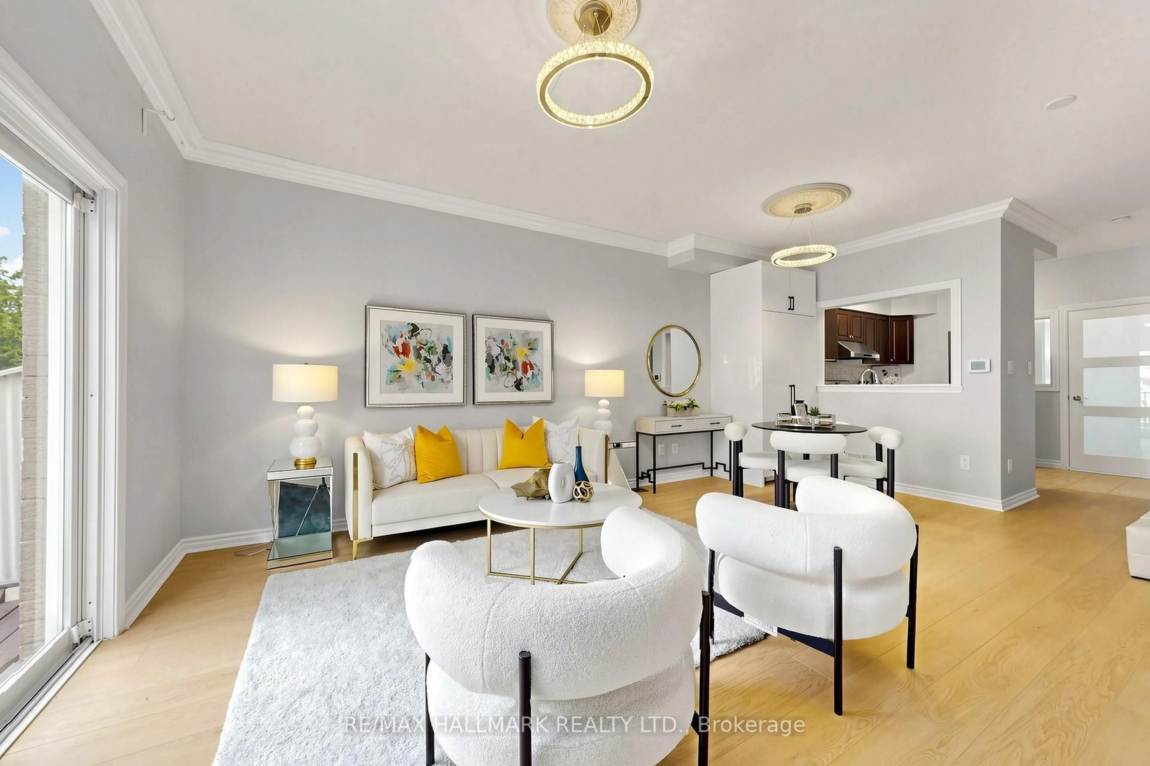 Living room with furniture, unknown for 23 Observatory Lane #222, Richmond Hill Ontario L4C 0M7