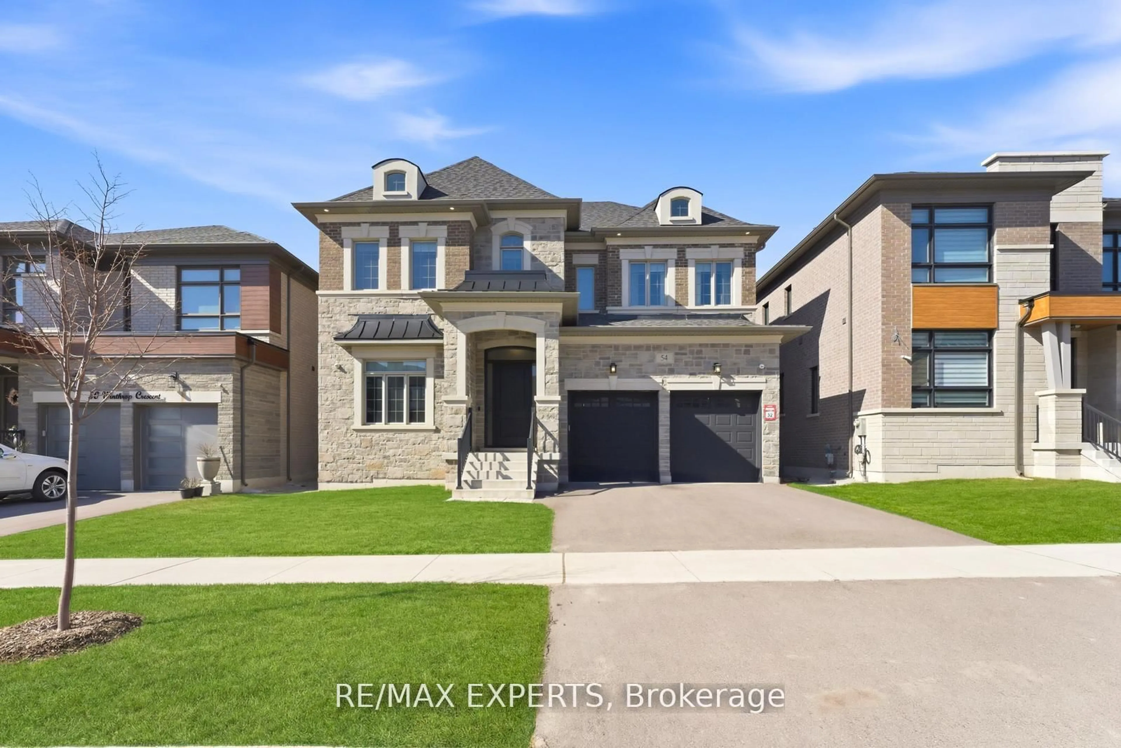 Home with brick exterior material, street for 54 Winthrop Cres, Vaughan Ontario L3L 0E5