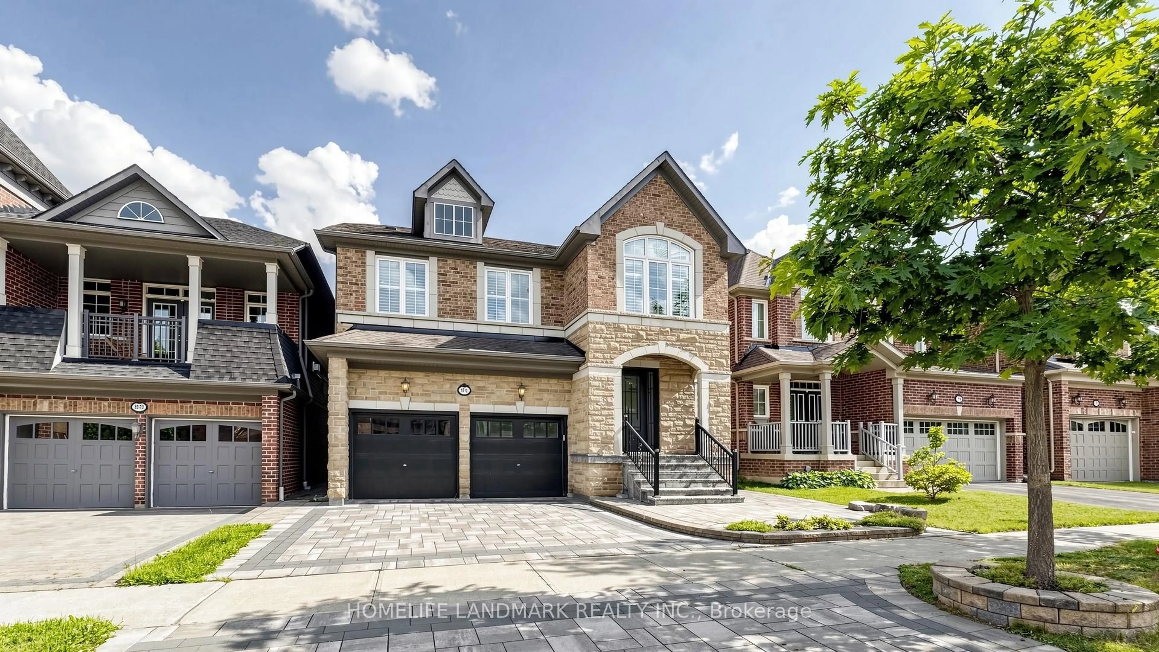 Home with brick exterior material, street for 81 Prince Of Wales Dr, Markham Ontario L6C 0E1