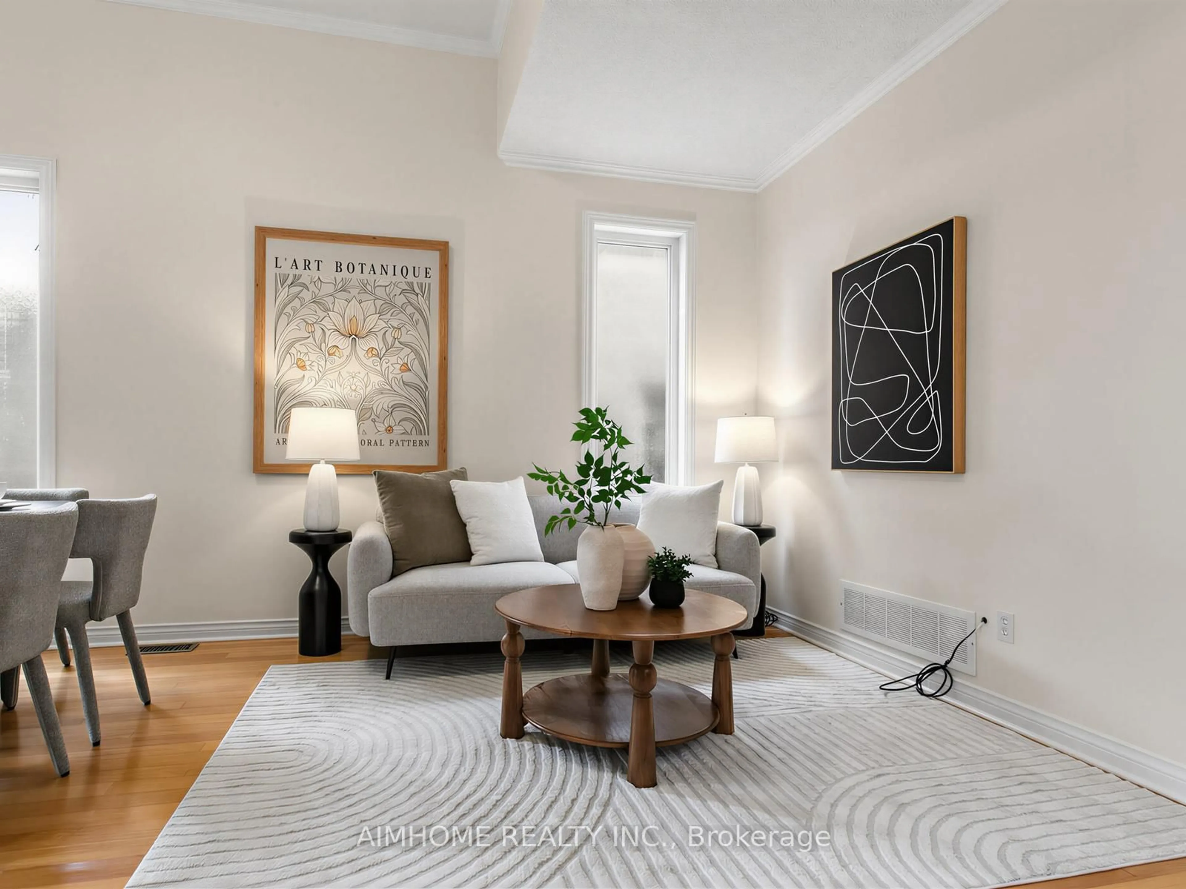 Living room with furniture, carpet floor for 29 Kiwi Cres, Richmond Hill Ontario L4S 2H3