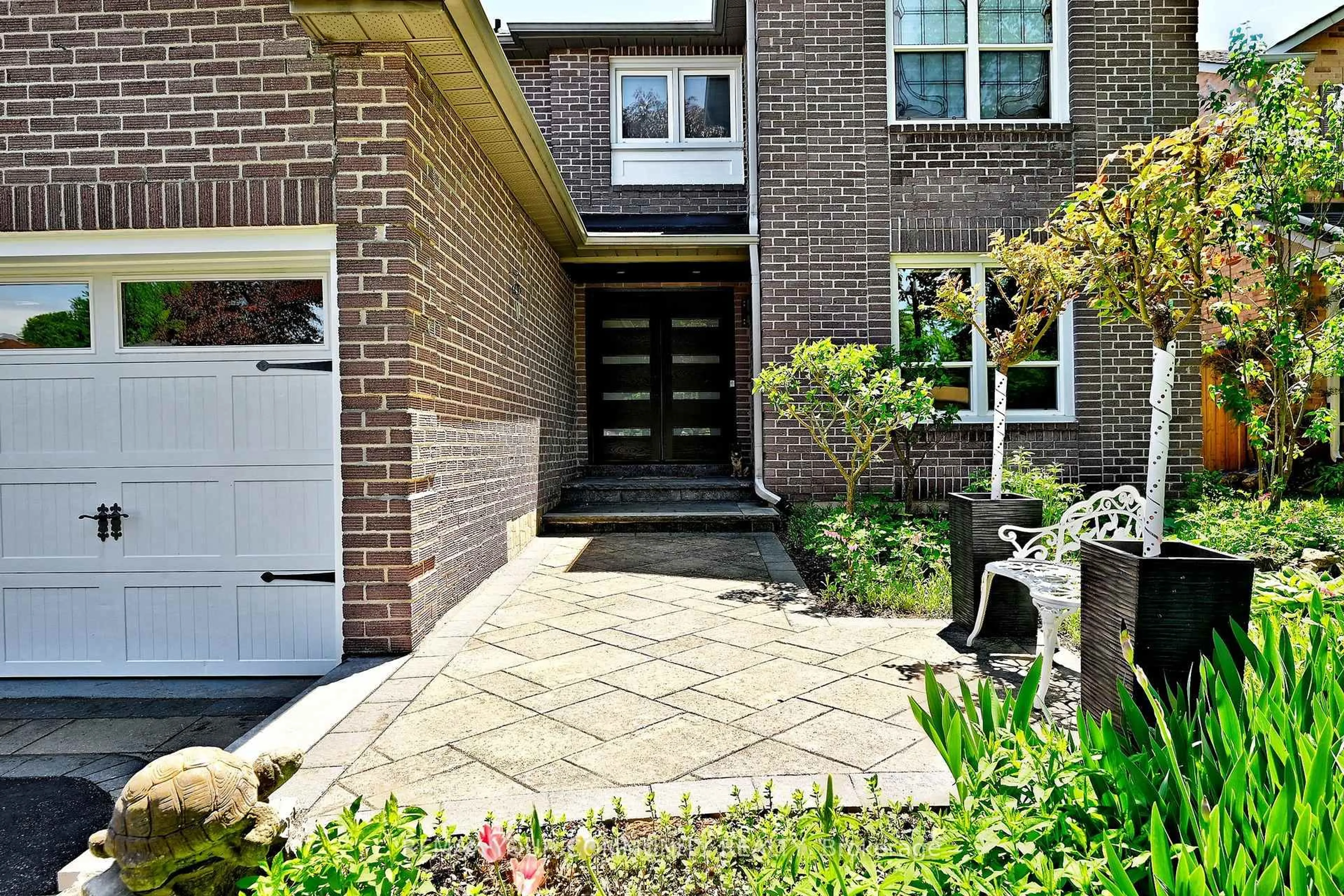 Home with brick exterior material, street for 48 Haskell Cres, Aurora Ontario L4G 5T3