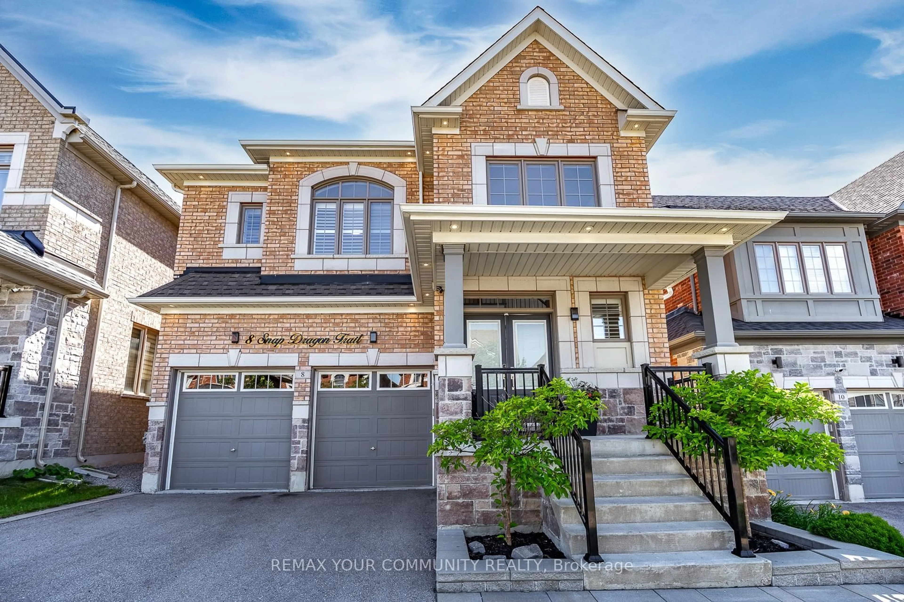 Home with brick exterior material, street for 8 Snap Dragon Tr, East Gwillimbury Ontario L9N 0S9