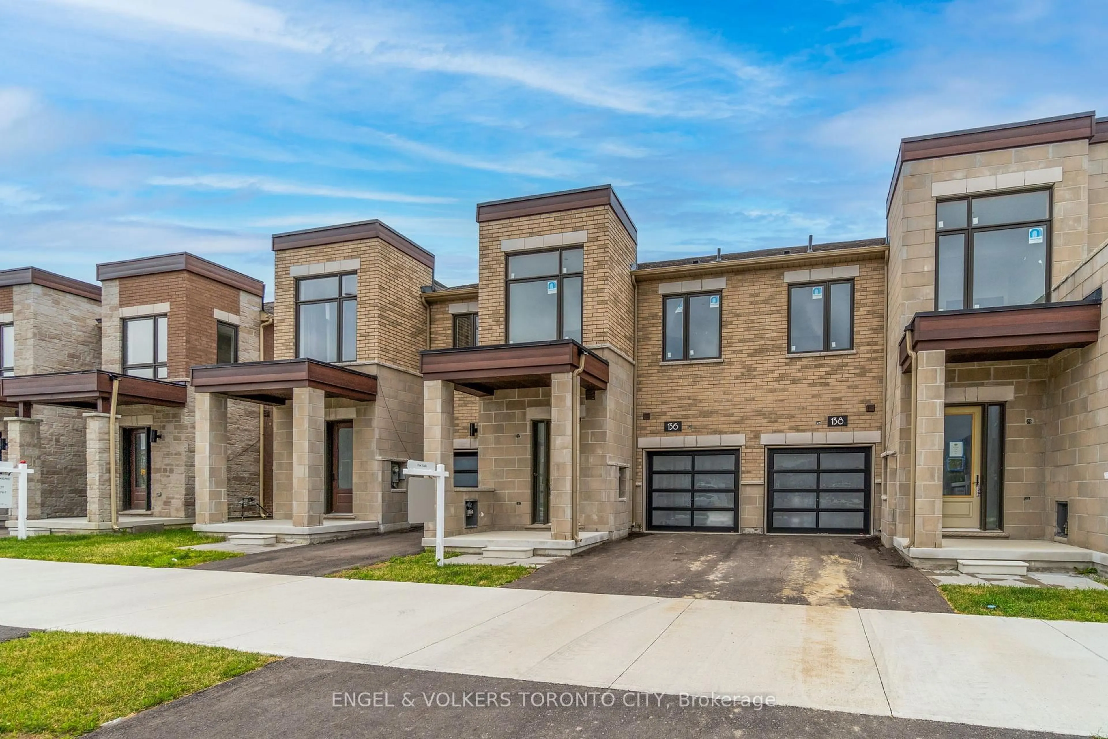 Home with brick exterior material, street for 136 Mumbai Dr, Markham Ontario L3S 0G5