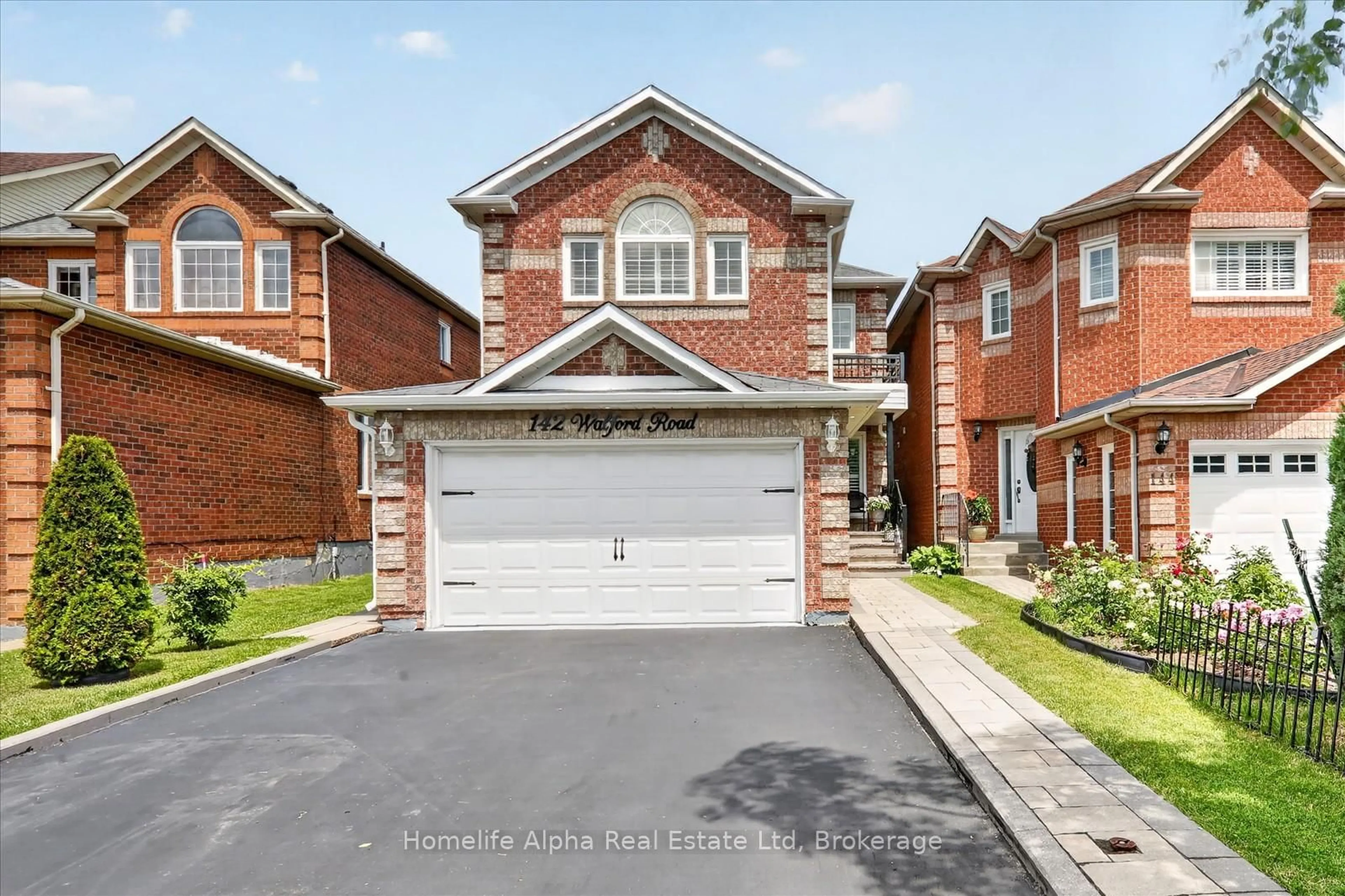 Home with brick exterior material, street for 142 Walford Rd, Markham Ontario L3S 3M9