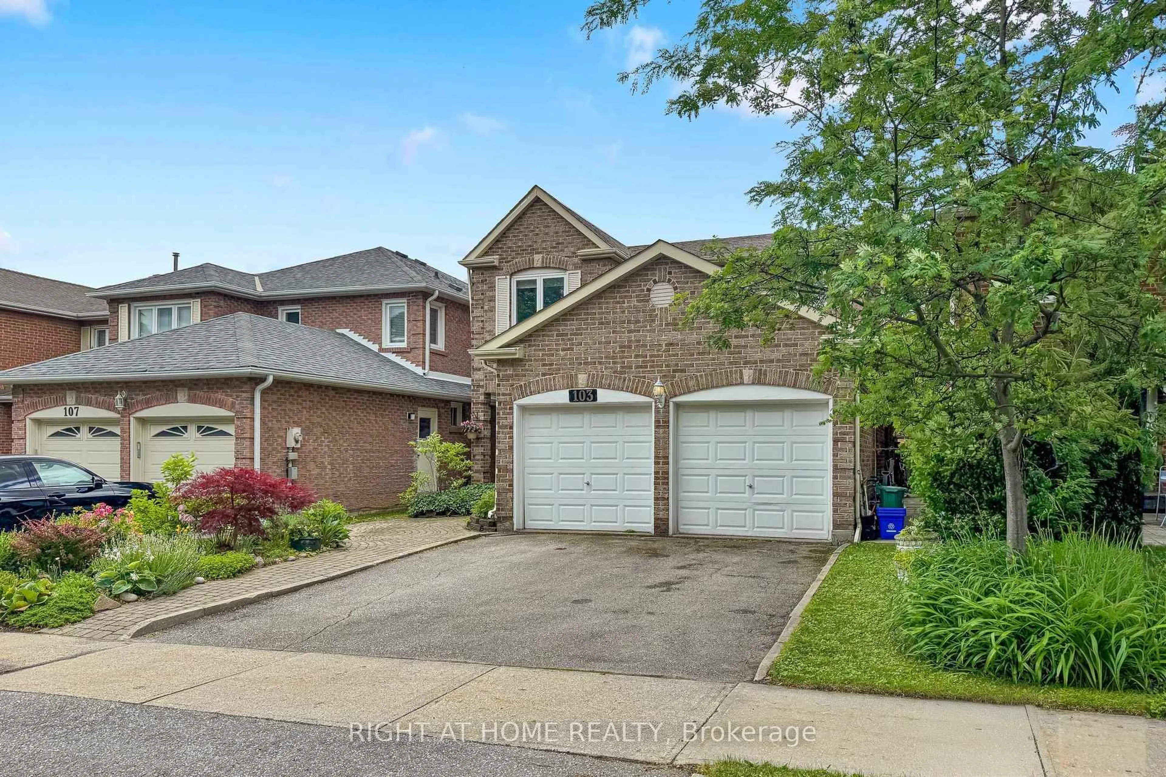 Home with brick exterior material, street for 103 Heatherton Way, Vaughan Ontario L4J 3E7