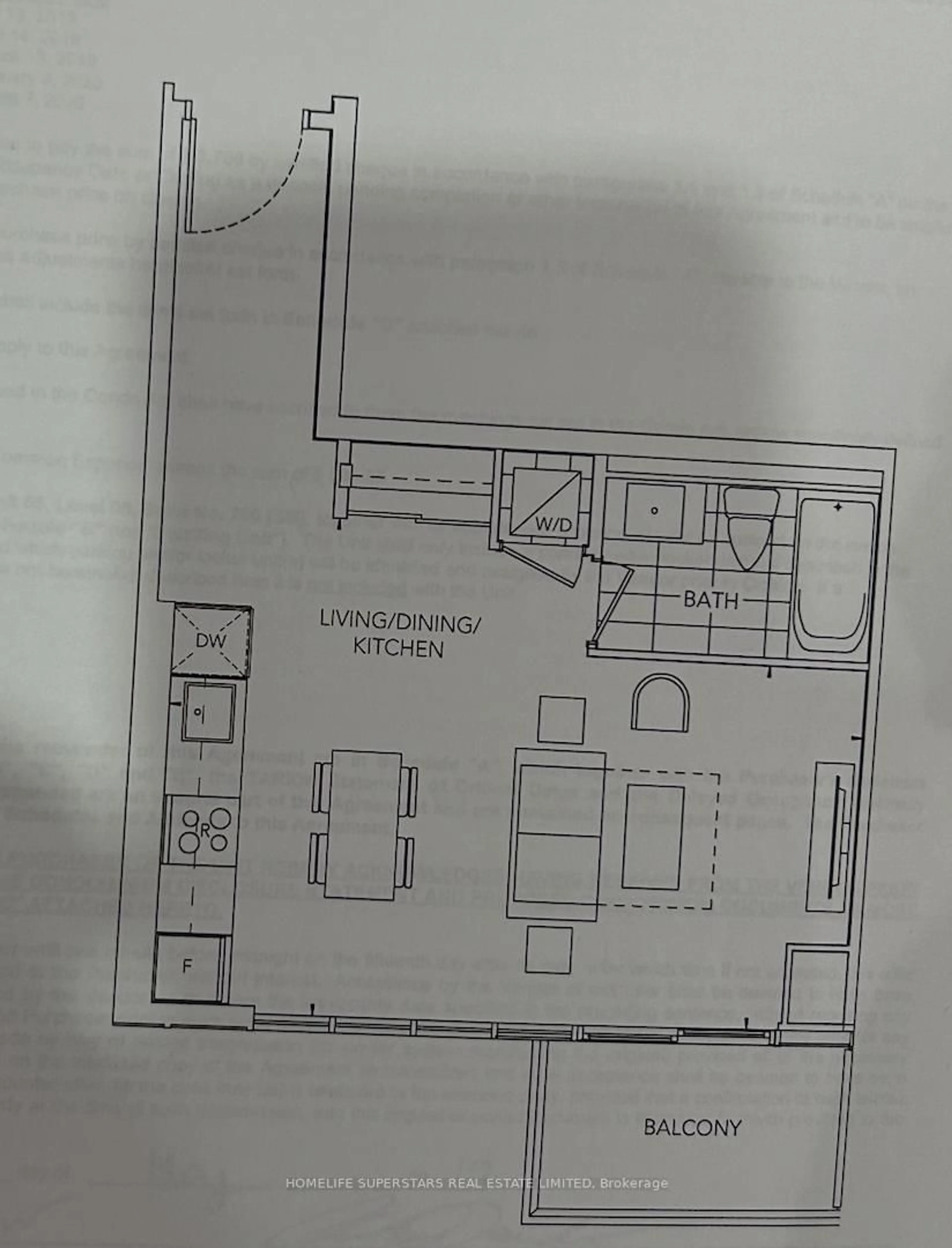 Floor plan for 60 Honeycrisp Cres #706, Vaughan Ontario L4K 0N5