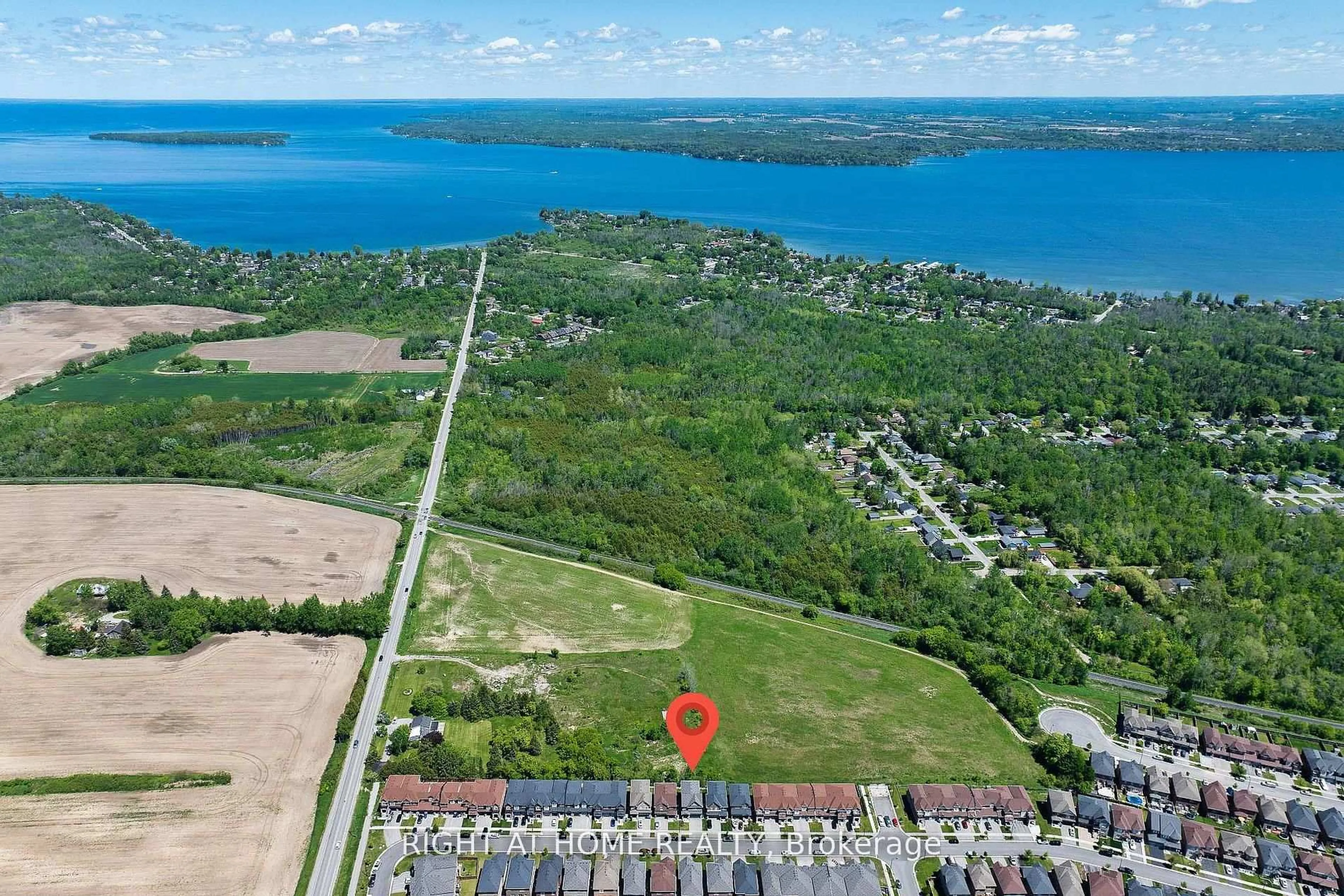 A pic from outside/outdoor area/front of a property/back of a property/a pic from drone, water/lake/river/ocean view for 1160 Peelar Cres, Innisfil Ontario L0L 1W0