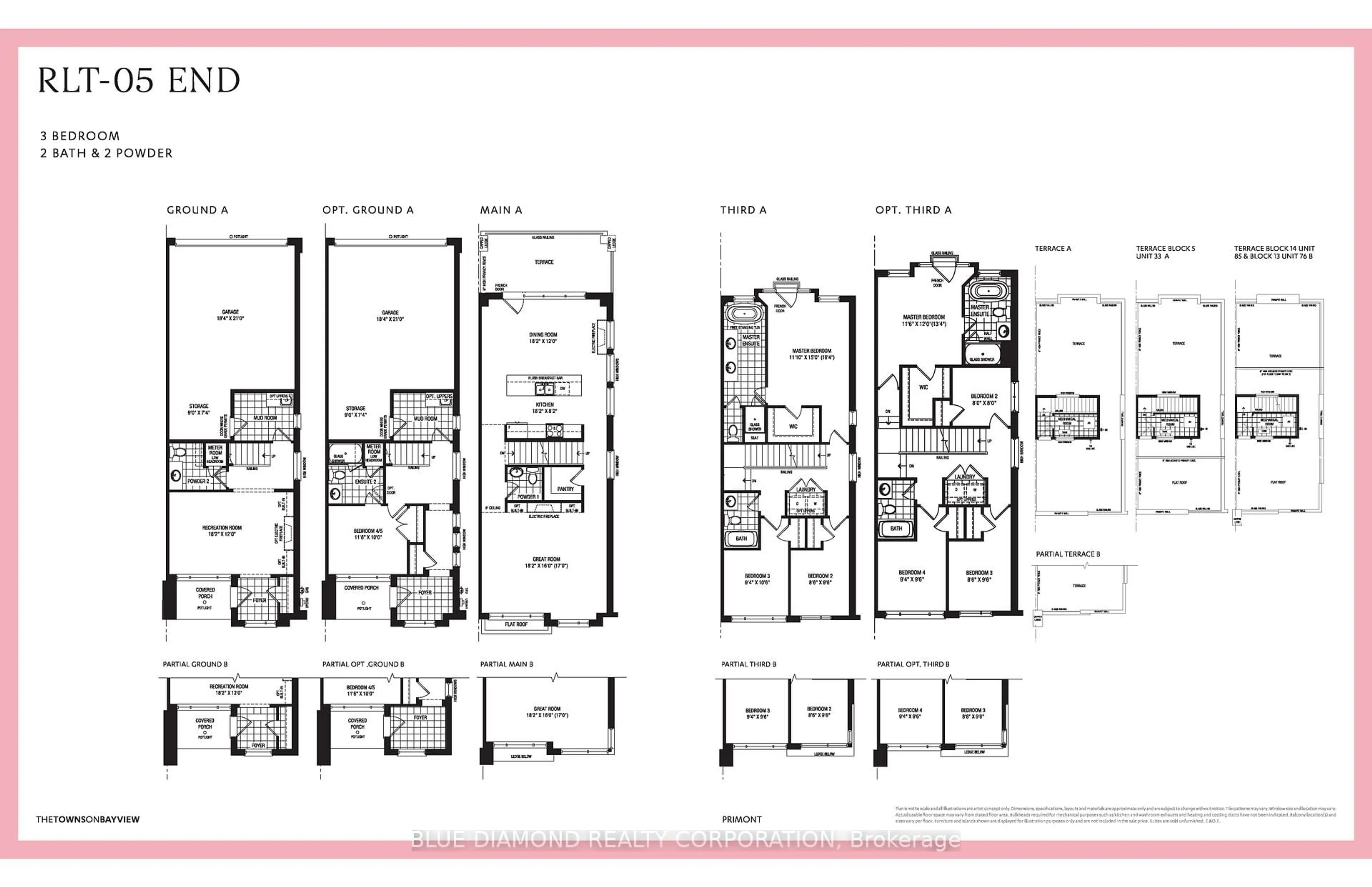 Floor plan for 113 Credit Lane, Richmond Hill Ontario L4E 1G9