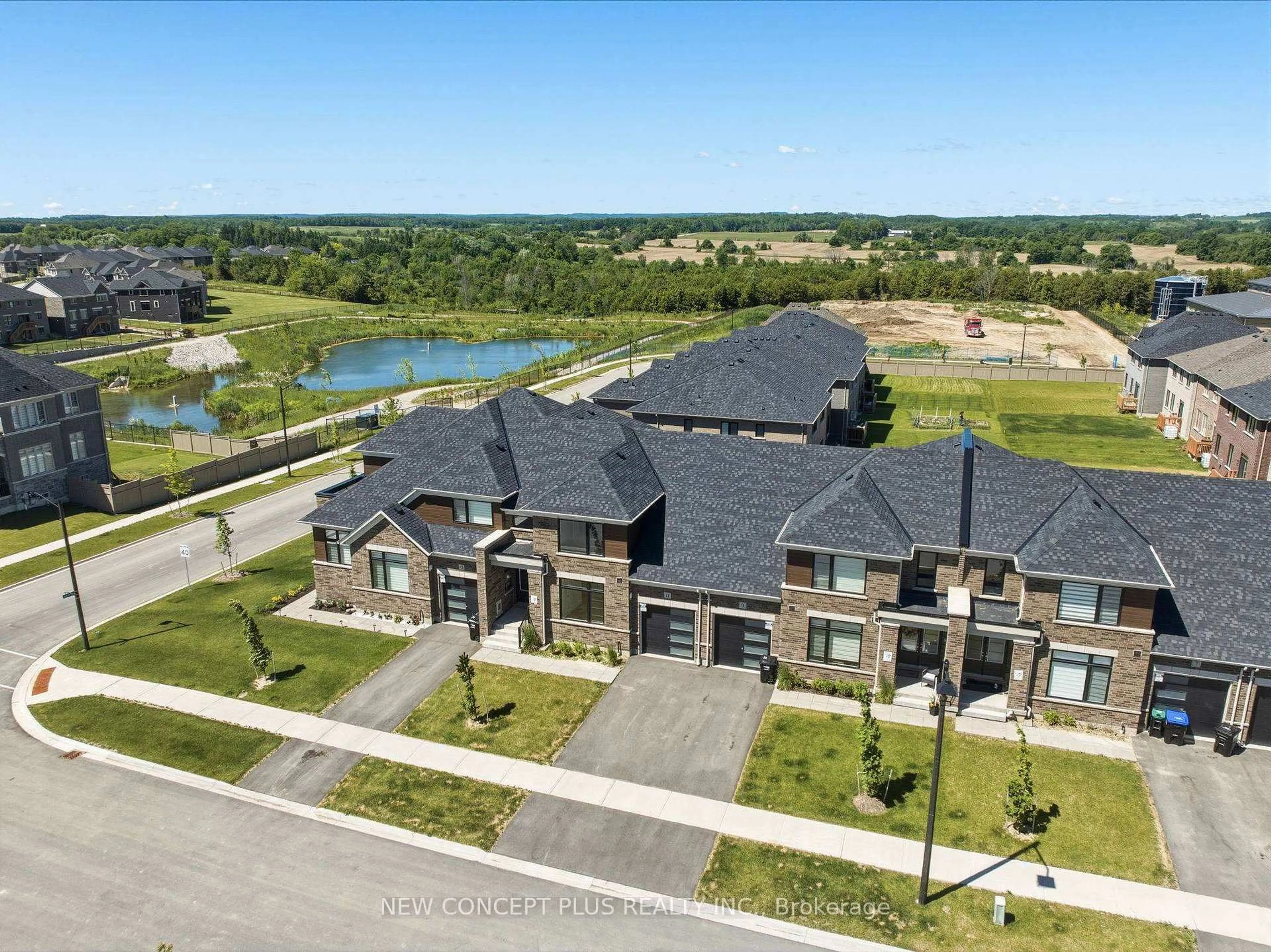 A pic from outside/outdoor area/front of a property/back of a property/a pic from drone, water/lake/river/ocean view for 11 Bayberry Dr, Adjala-Tosorontio Ontario L0G 1W0