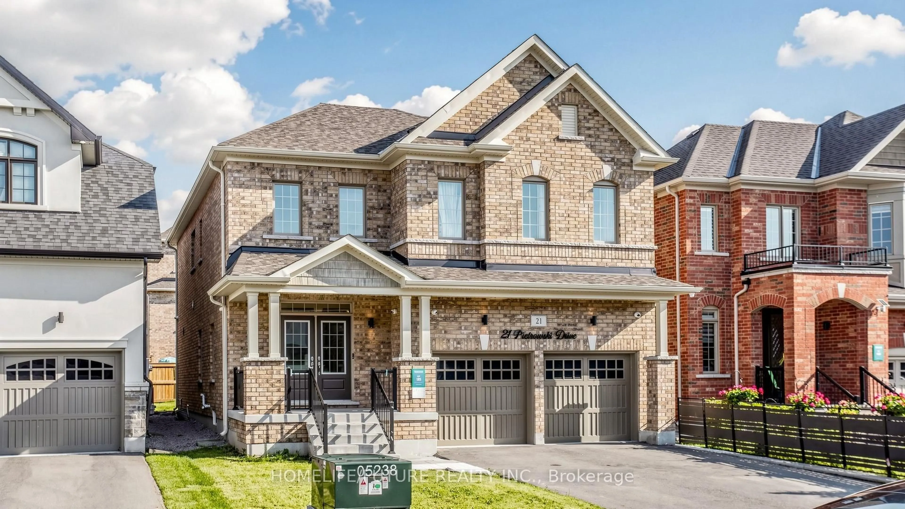 Home with brick exterior material, street for 21 Pietrowski Dr, Georgina Ontario L4P 0J7