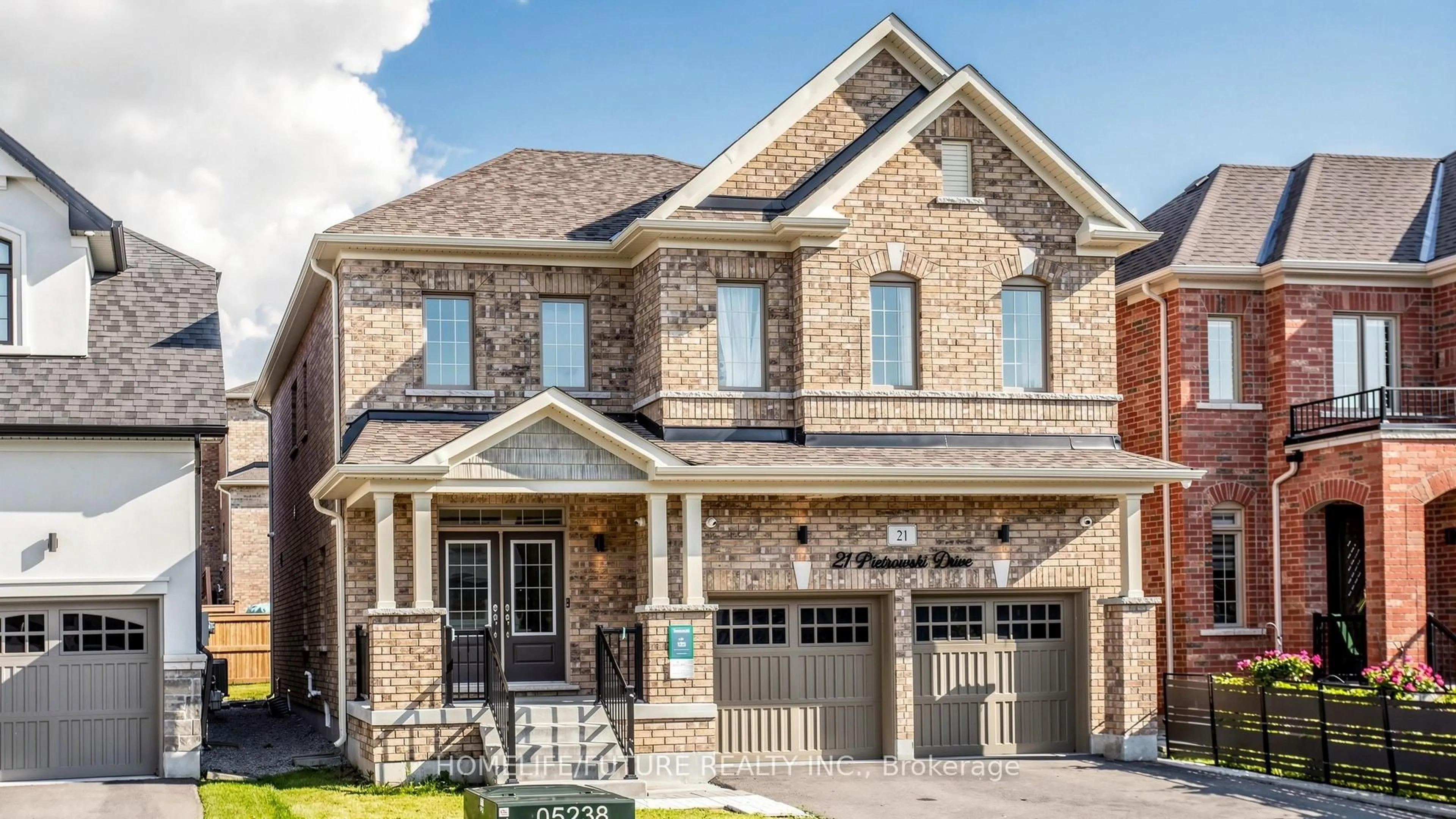Home with brick exterior material, street for 21 Pietrowski Dr, Georgina Ontario L4P 0J7
