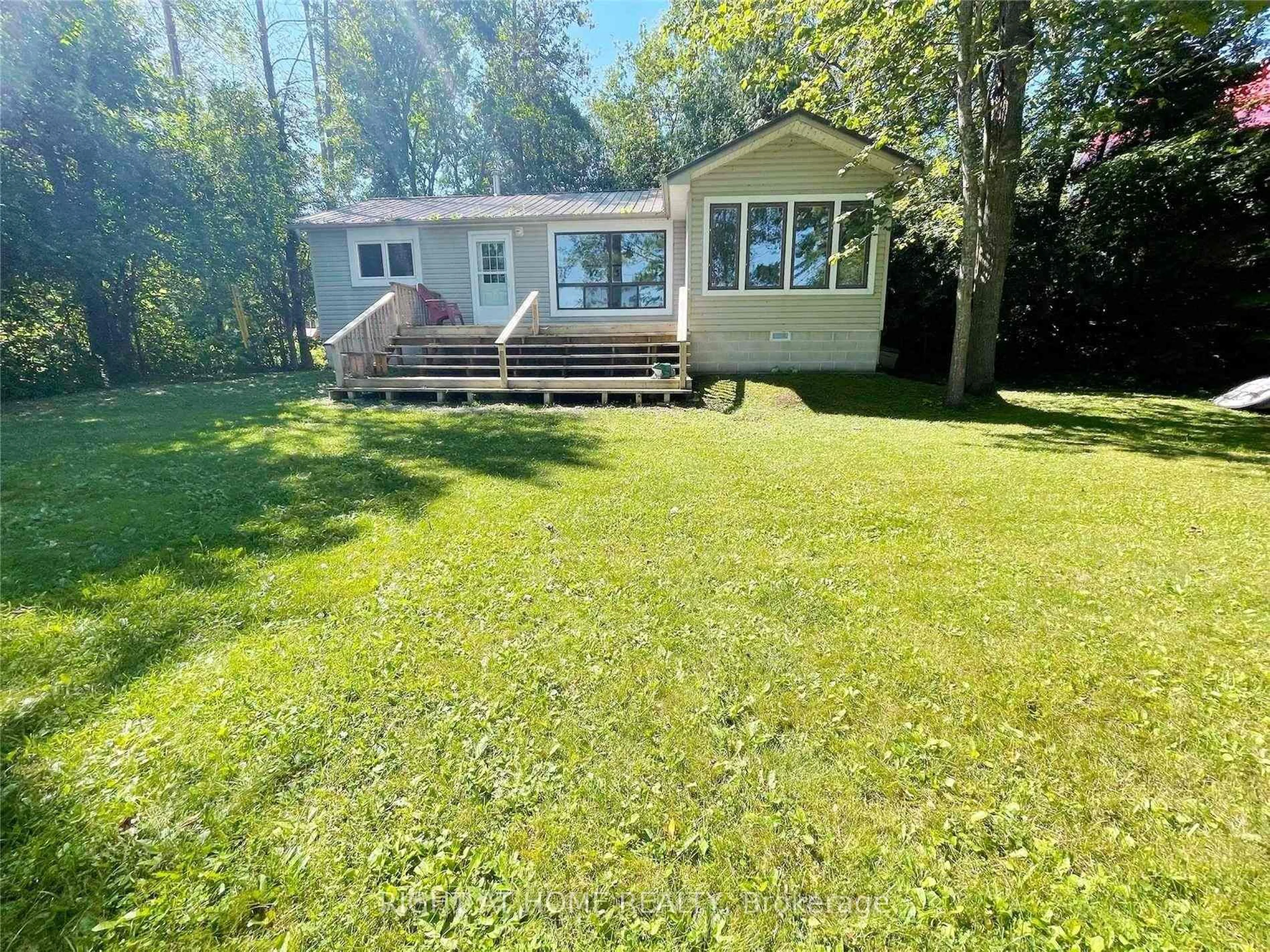 A pic from outside/outdoor area/front of a property/back of a property/a pic from drone, water/lake/river/ocean view for 1529 Chief Joseph Snake Rd, Georgina Islands Ontario L0E 1R0