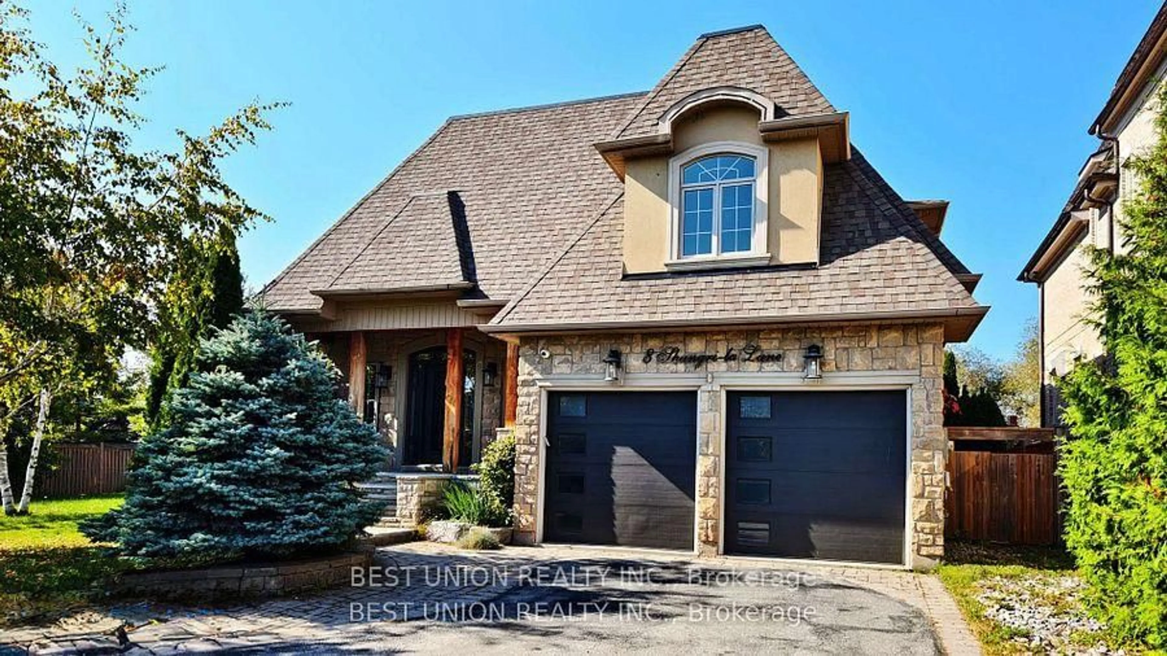 Home with brick exterior material, street for 8 Shangri-La Lane, Georgina Ontario L4P 0A8