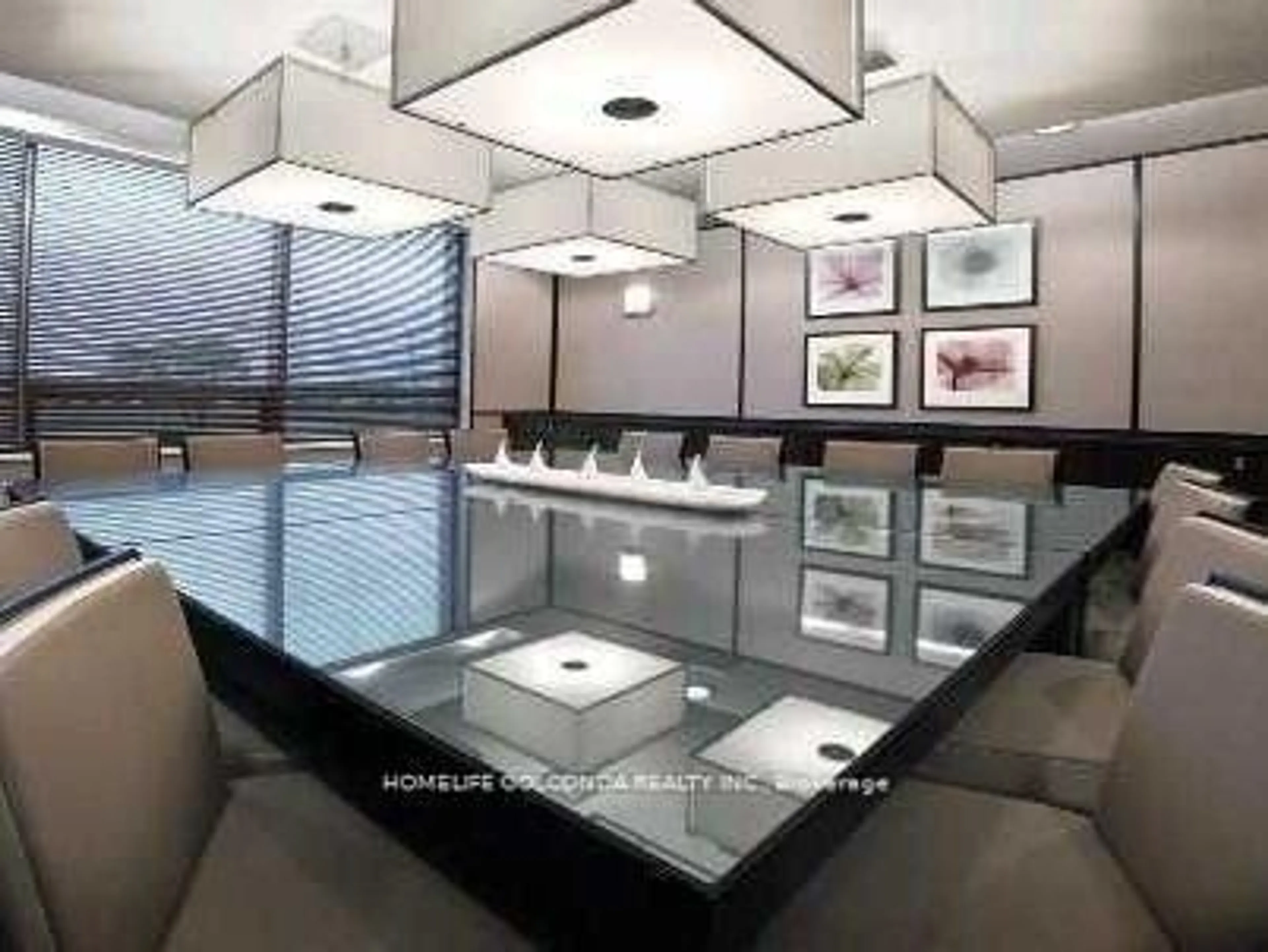 Contemporary bathroom, ceramic/tile floor for 23 Cox Blvd #1667, Markham Ontario L3R 7Z9