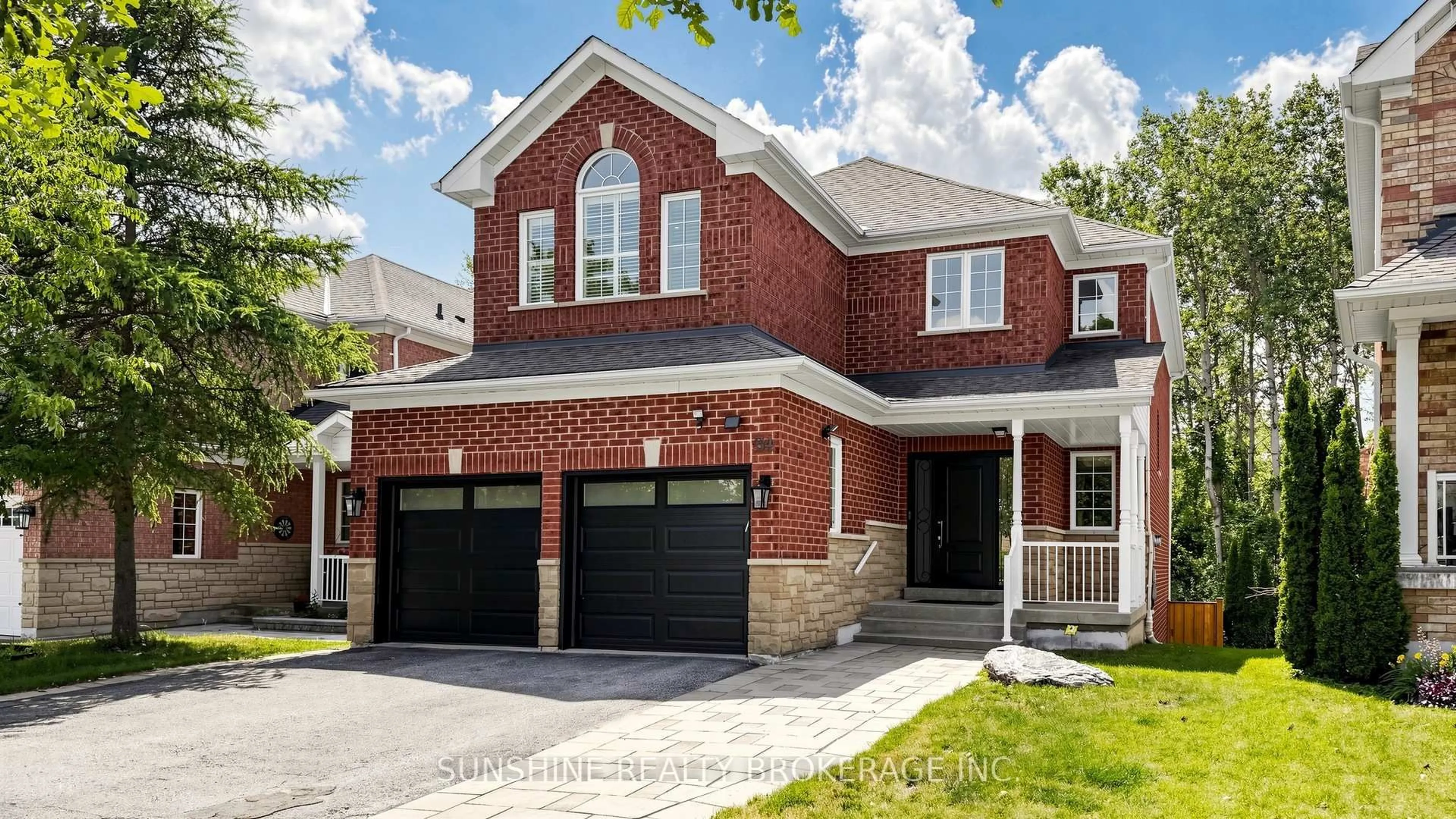 Home with brick exterior material, street for 34 Wood Rim Dr, Richmond Hill Ontario L4E 4E7