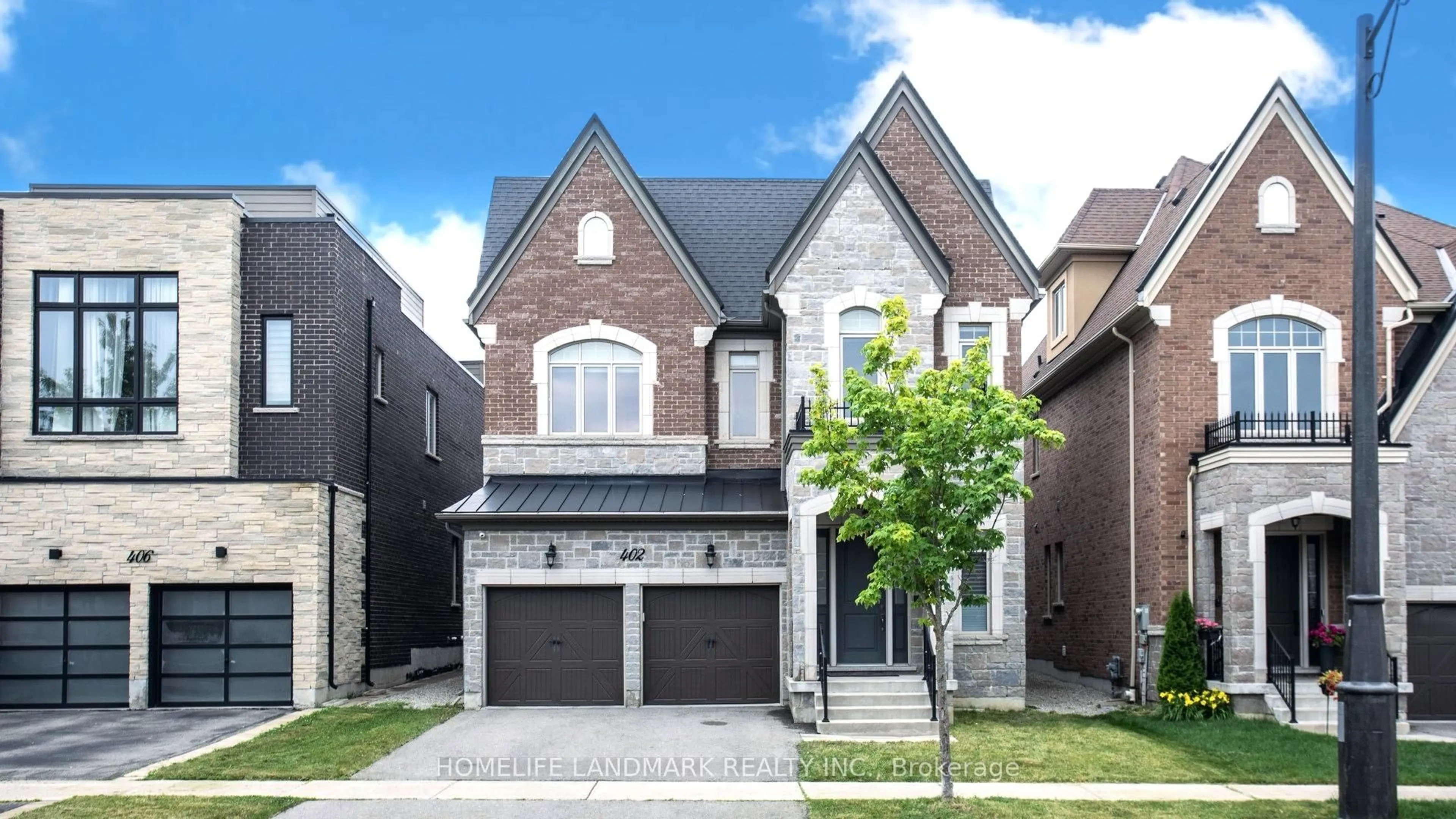 Home with brick exterior material, street for 402 Farrell Rd, Vaughan Ontario L6A 4W8