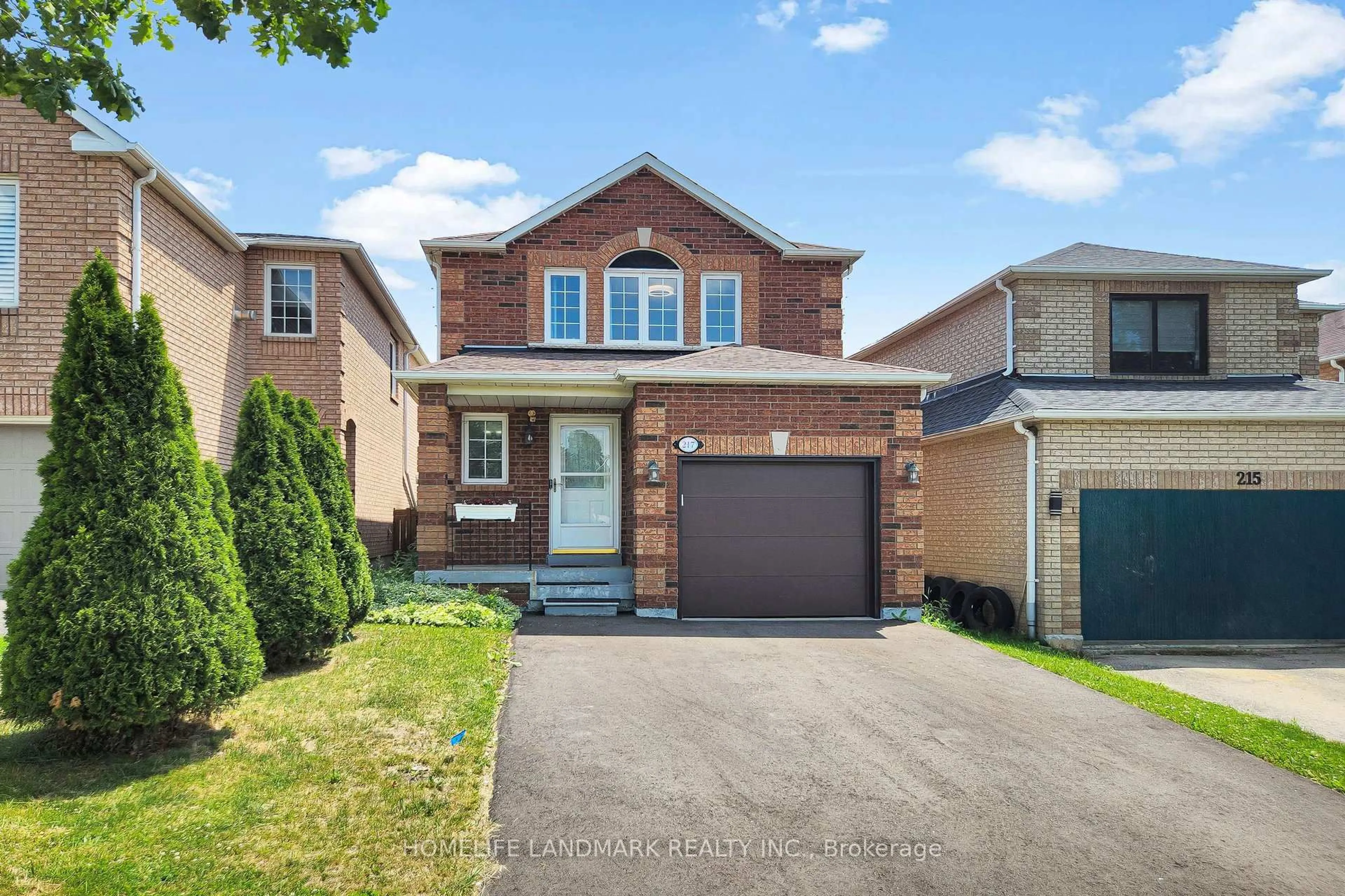 Home with brick exterior material, street for 217 Isaac Murray Ave, Vaughan Ontario L6A 2T2