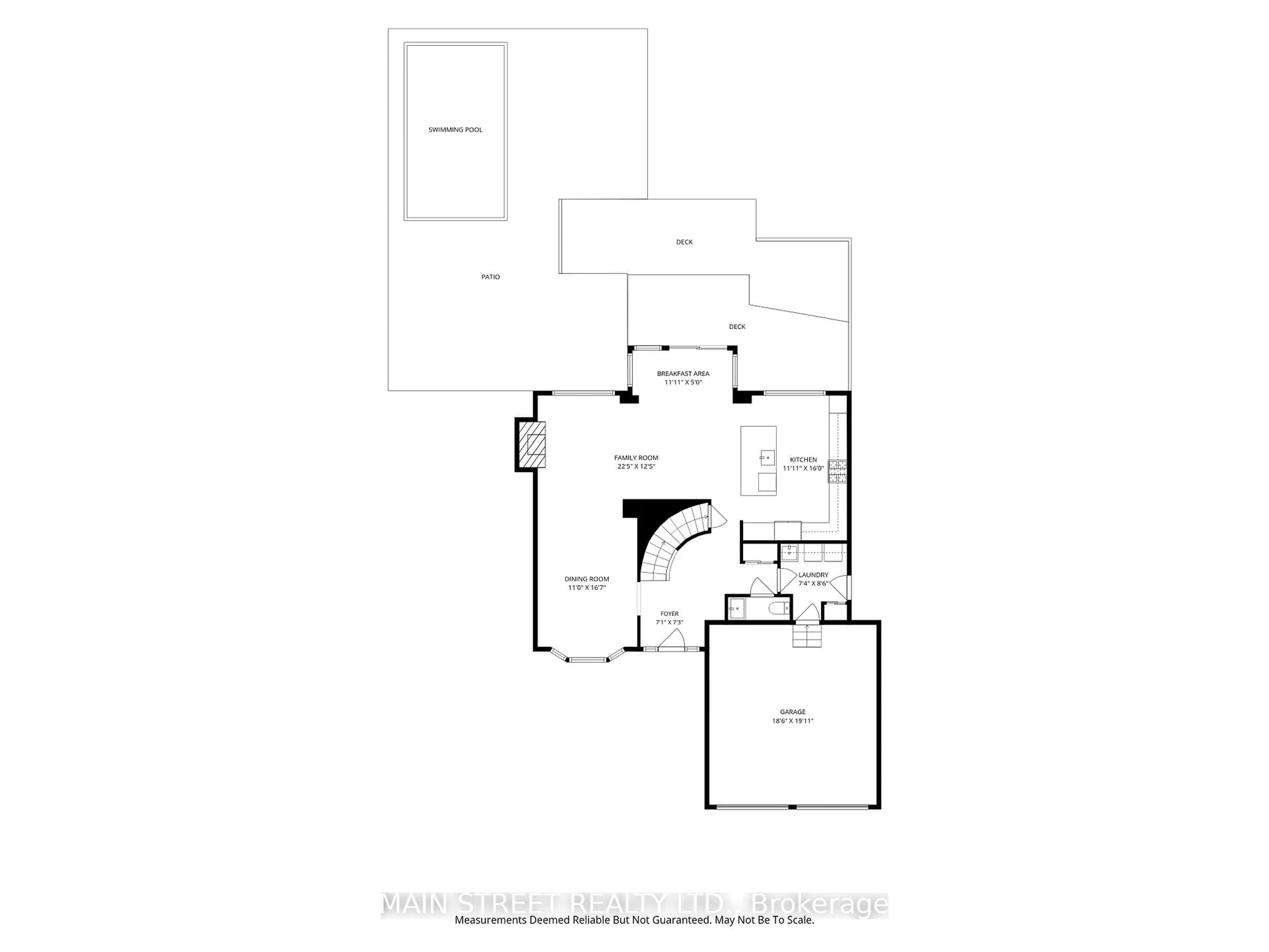 Floor plan for 111 Peevers Cres, Newmarket Ontario L3Y 7T2