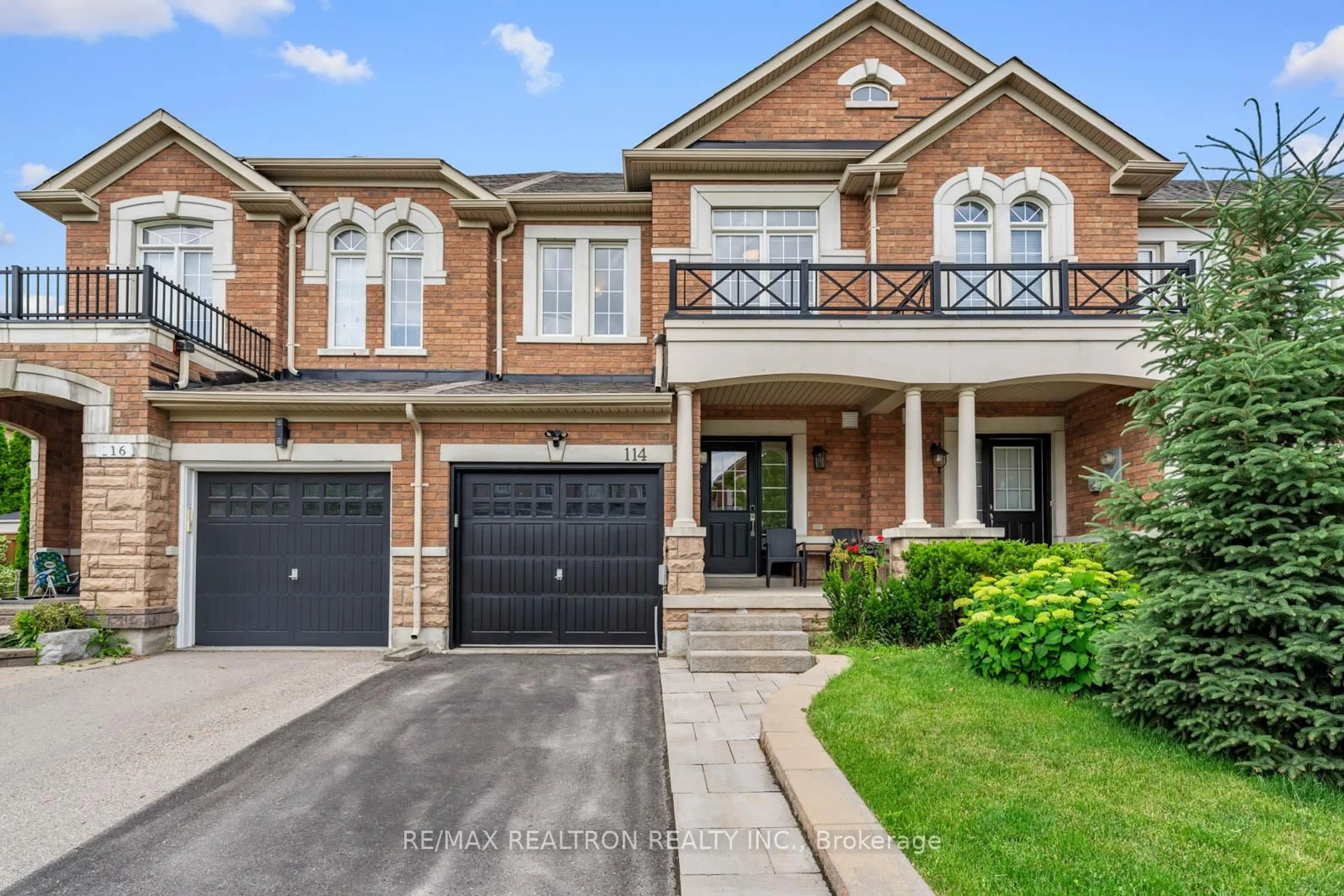 Home with brick exterior material, street for 114 Mahogany Forest Dr, Vaughan Ontario L6A 0S5
