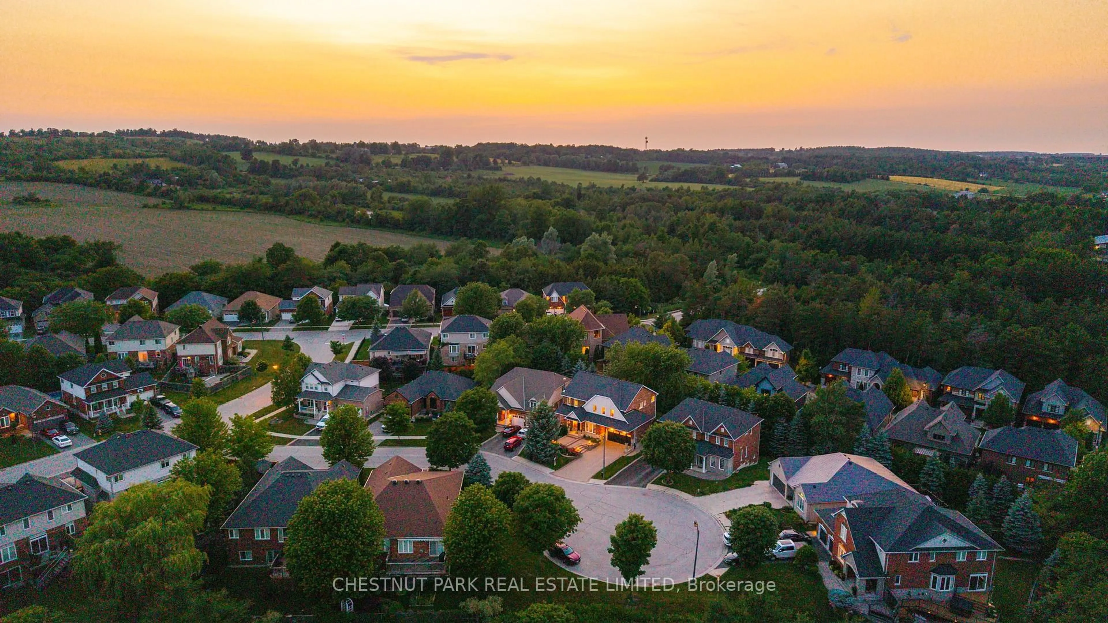 A pic from outside/outdoor area/front of a property/back of a property/a pic from drone, water/lake/river/ocean view for 8 Cyril Richardson Crt, Uxbridge Ontario L9P 2A8