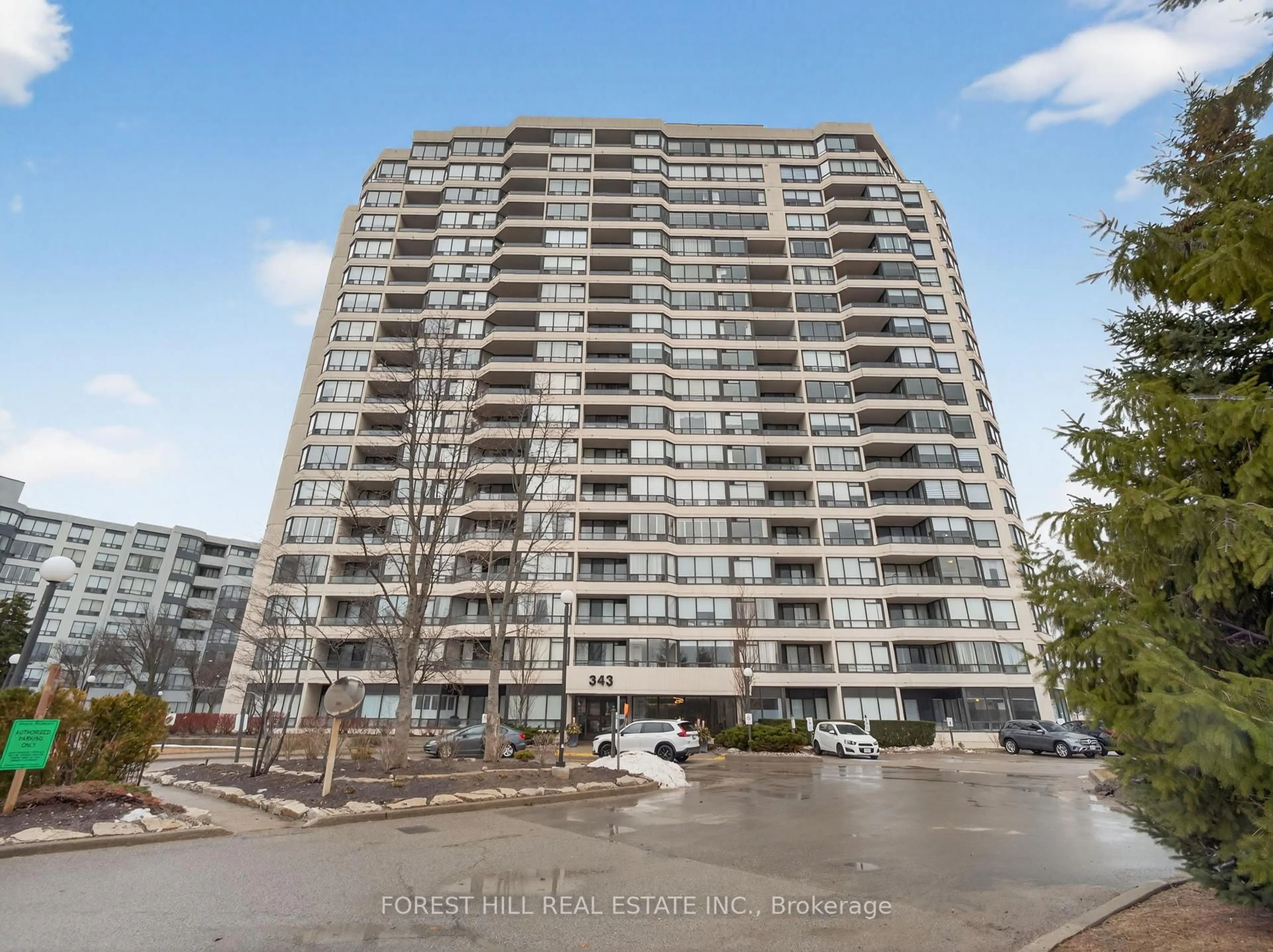 A pic from outside/outdoor area/front of a property/back of a property/a pic from drone, unknown for 343 Clark Ave #203, Vaughan Ontario L4J 7K5